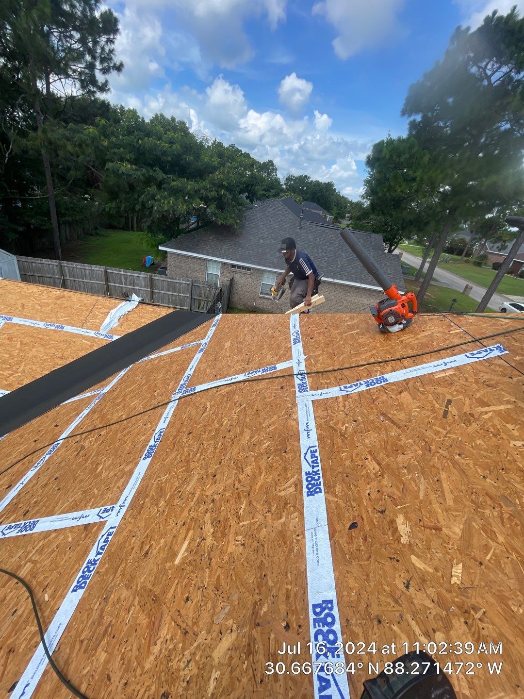 Residential Roofing Installation using Roof Replacement by American Roofing & Construction LLC