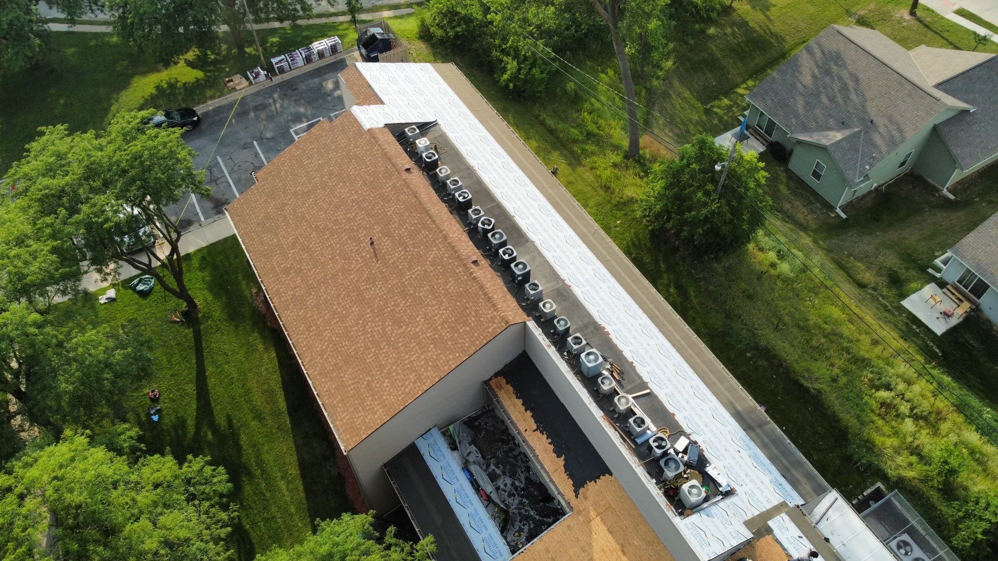 Lightning Commercial Restoration using Tamko Titan by Lightning Exteriors