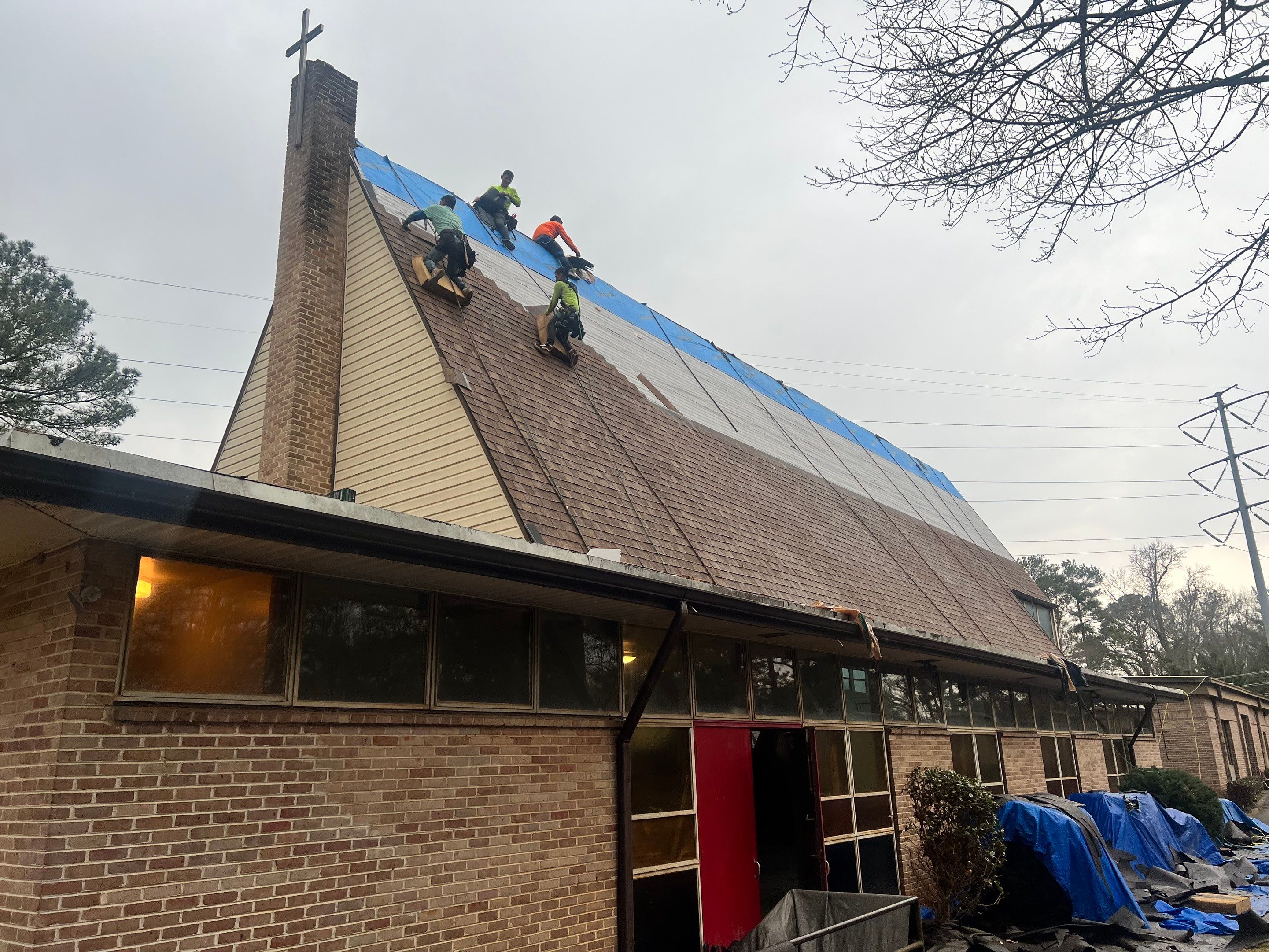  roof replacement using OC trudef duration roofing system by Nailed It Roofing & Remodeling LLC