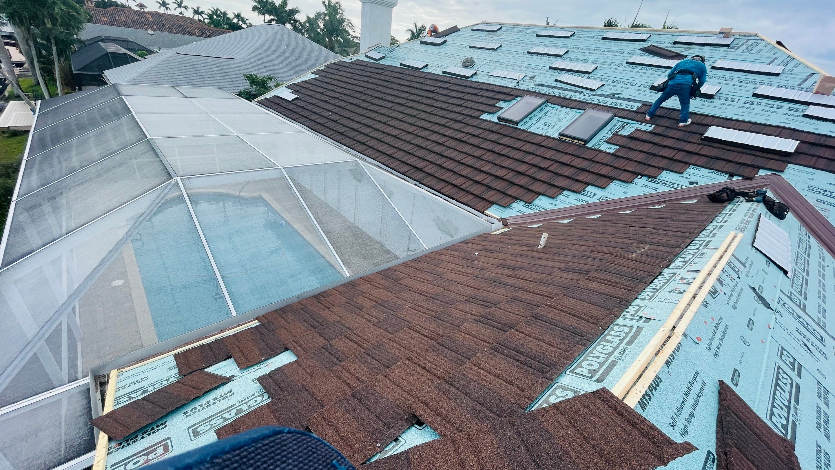 Residential Roofing Installation using Westlake (Boral) Stone Coated Steel in Cape Coral by Four Peaks Roofing
