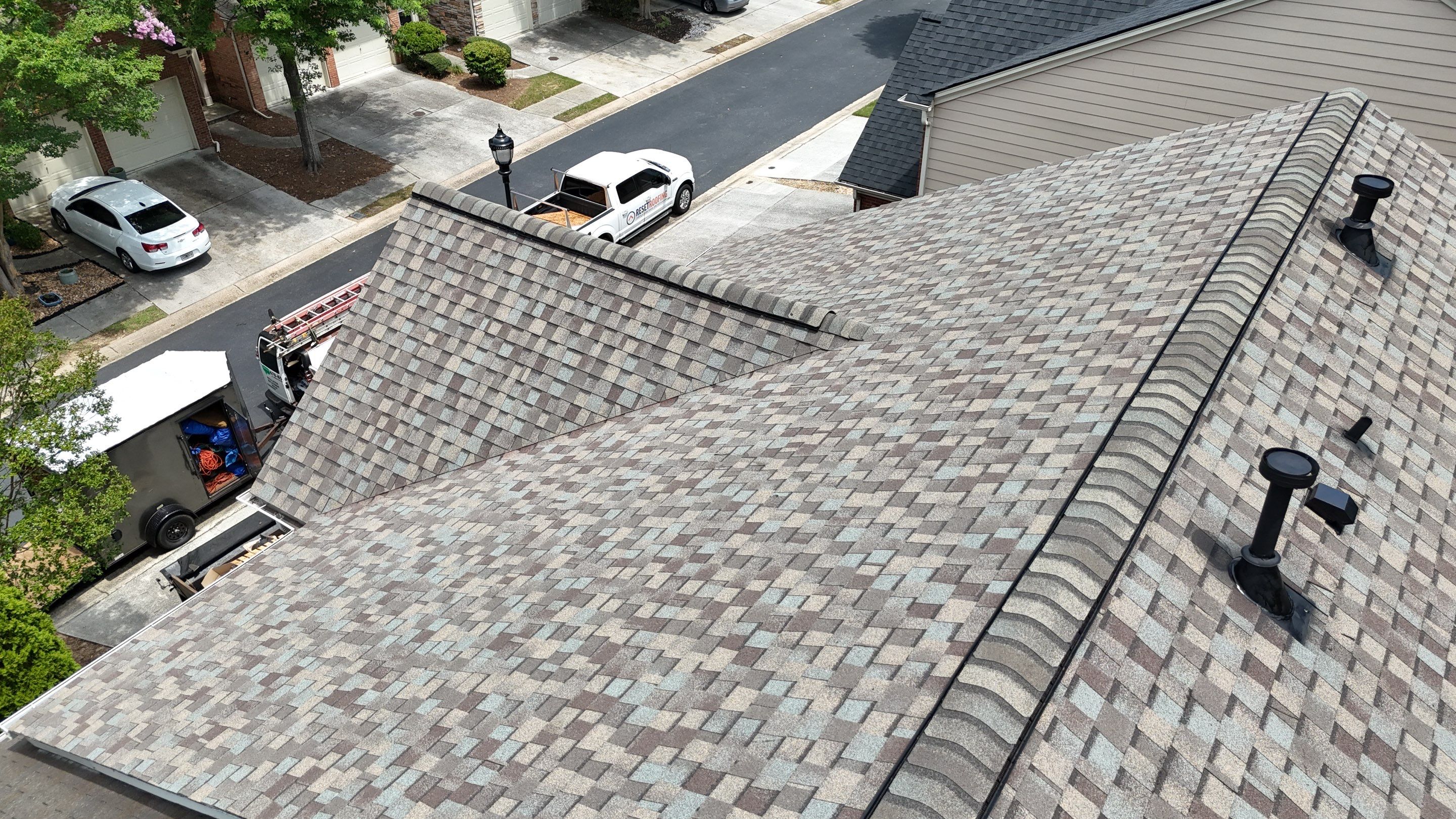 Mabelton, GA Roof Replacement CertainTeed Landmark Pro Max Def Weathered Wood by Reset Roofing