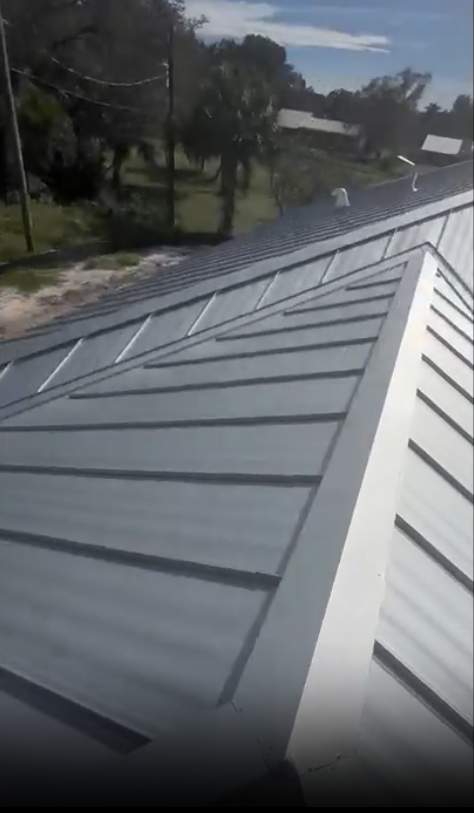 24ga 1" Nail-Strip Mill Finish by Total Roofing System The Metal Roof Experts
