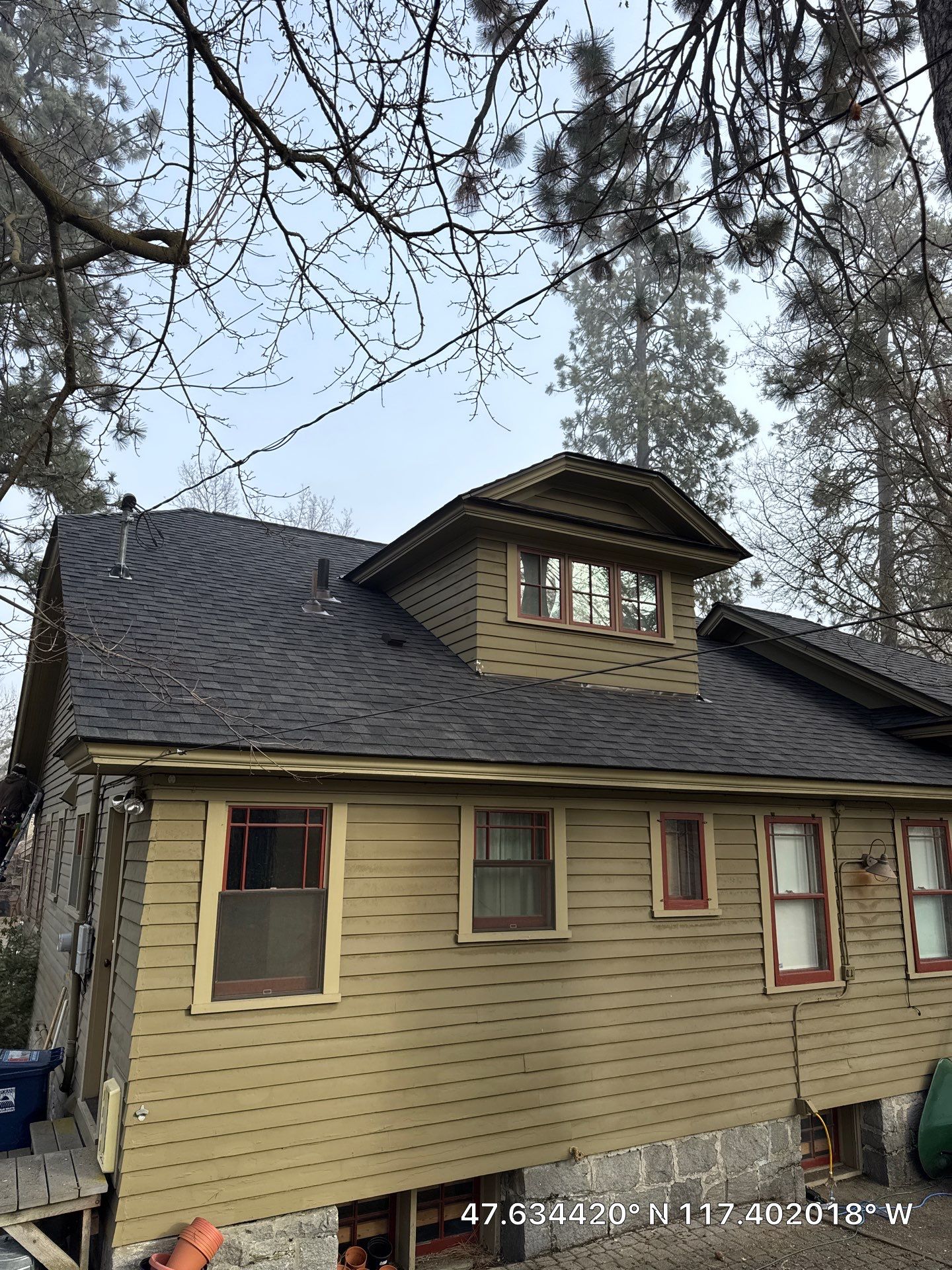 Complete Residential Roof Replacement with CertainTeed Shingles in Spokane by Alpine Roofing