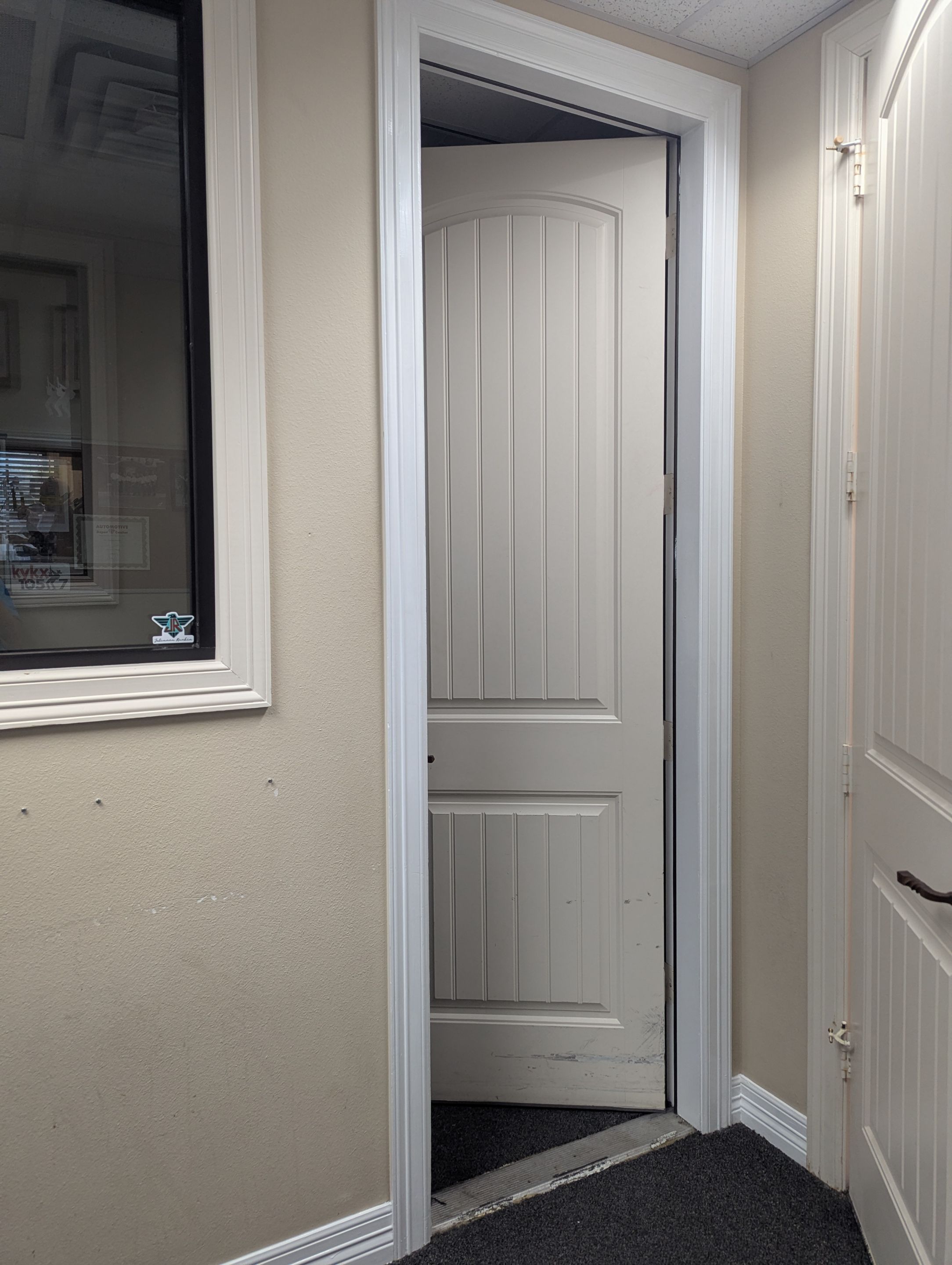 Commercial Interior Painting at KYKX 105.7 in Longview, TX by Quality Coats Painting