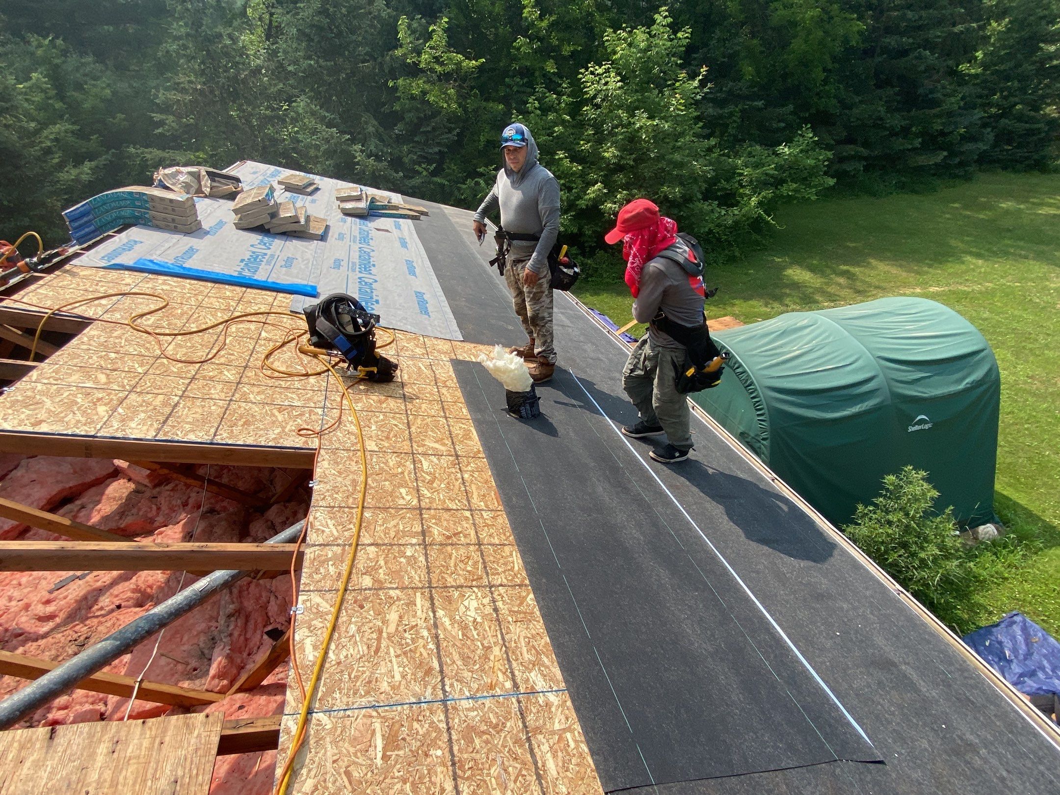 Roof Replacement using CertainTeed Landmark by 180 Contractors