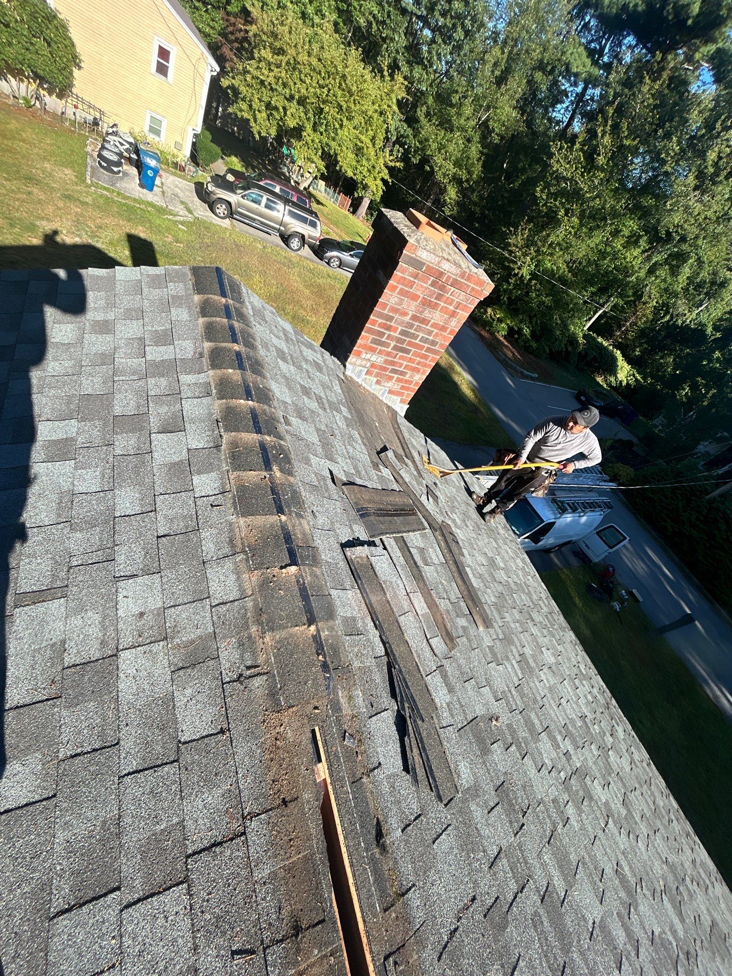 Tewksbury Attic Ventilation Upgrade with Chimney & Pipe Boot Reflashing by Mighty Dog Roofing of Greater Middlesex County