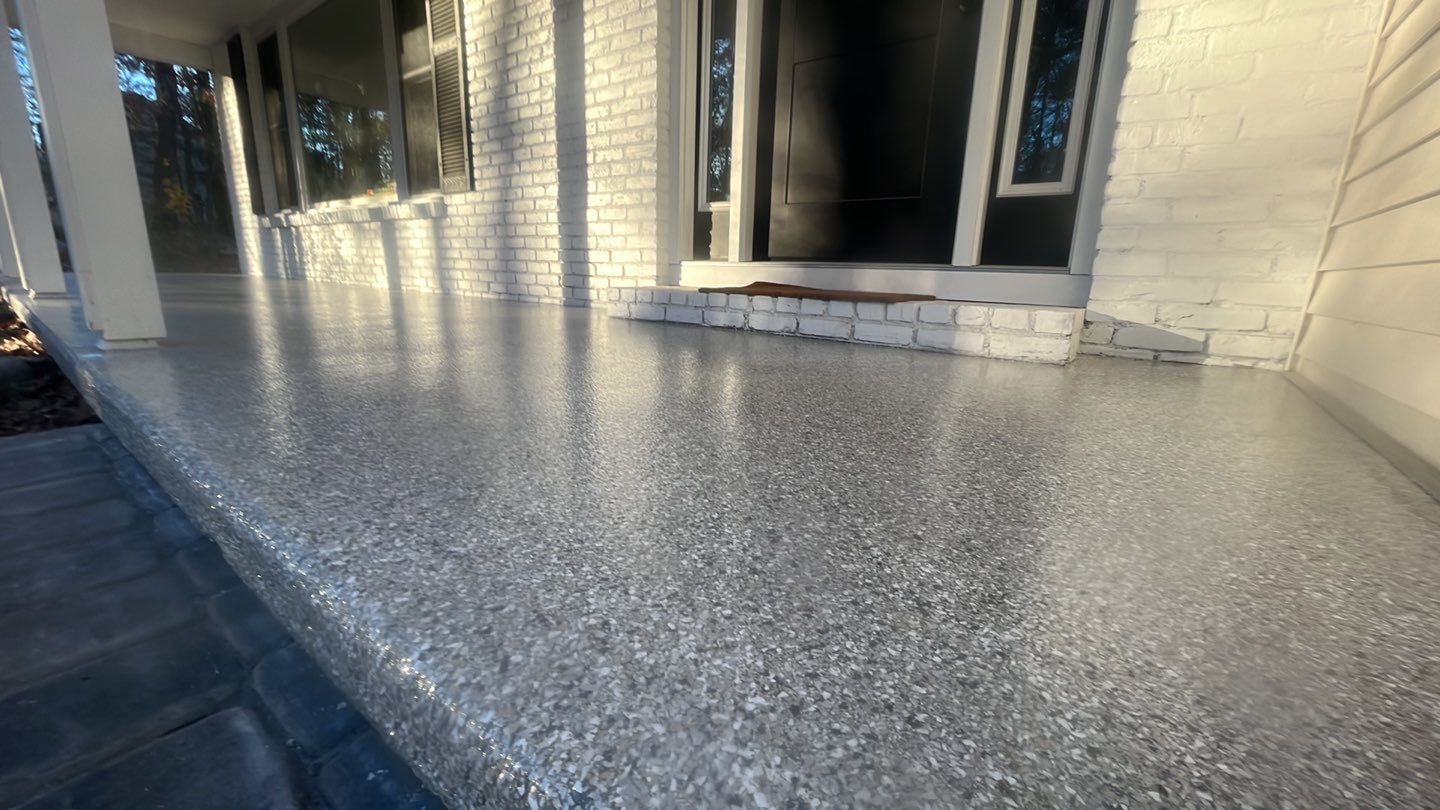 Keller Walkway & Garage TransFLOORmation by Symphony Concrete Coatings