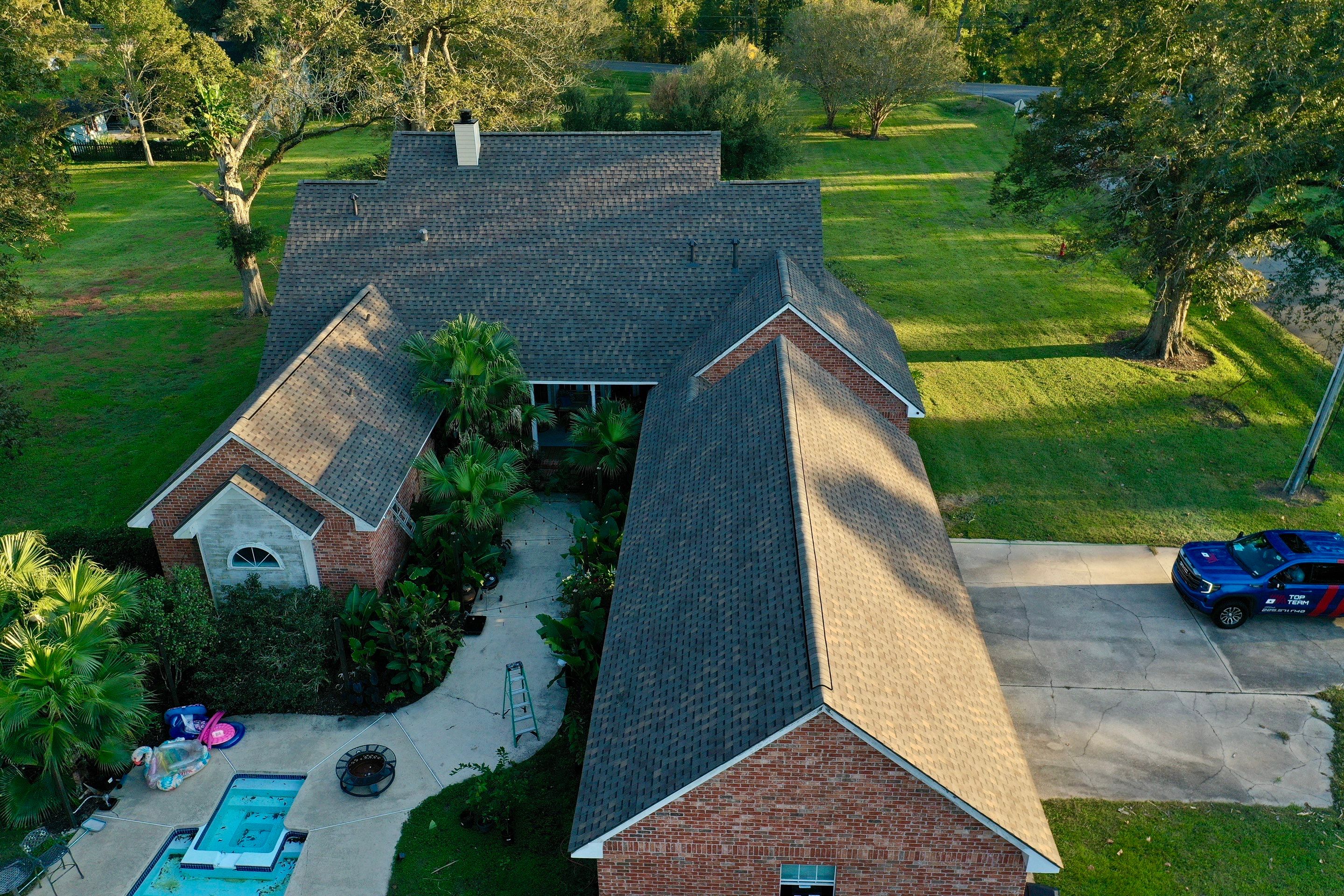 Atlas Pinnacle Pristine Weathered Shadow by Top Team Roofing & Construction