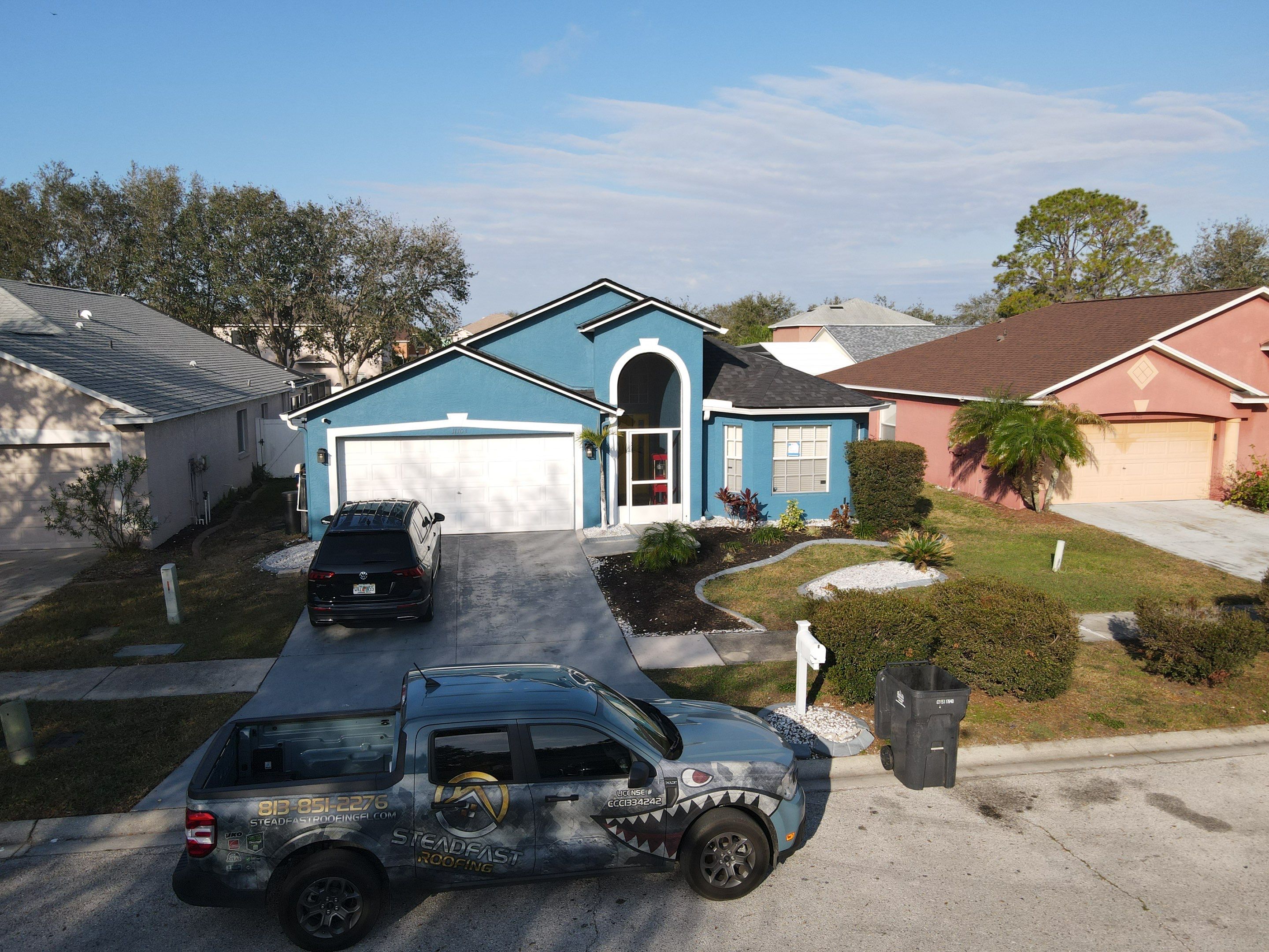 Roof Replacement in Riverview, FL. by Steadfast Roofing