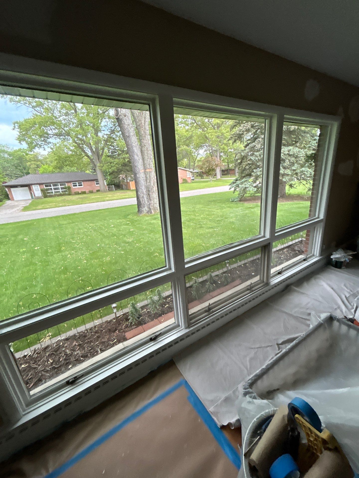 Repaint rooms, and Wallpaper install. by Gordon Painting