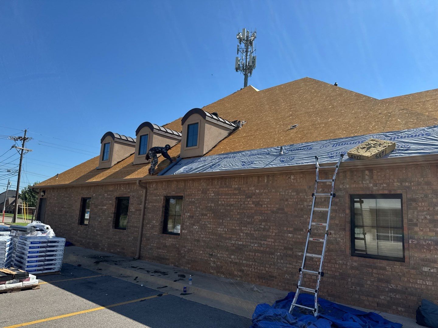 Bank Reroof by Castillo Roofing