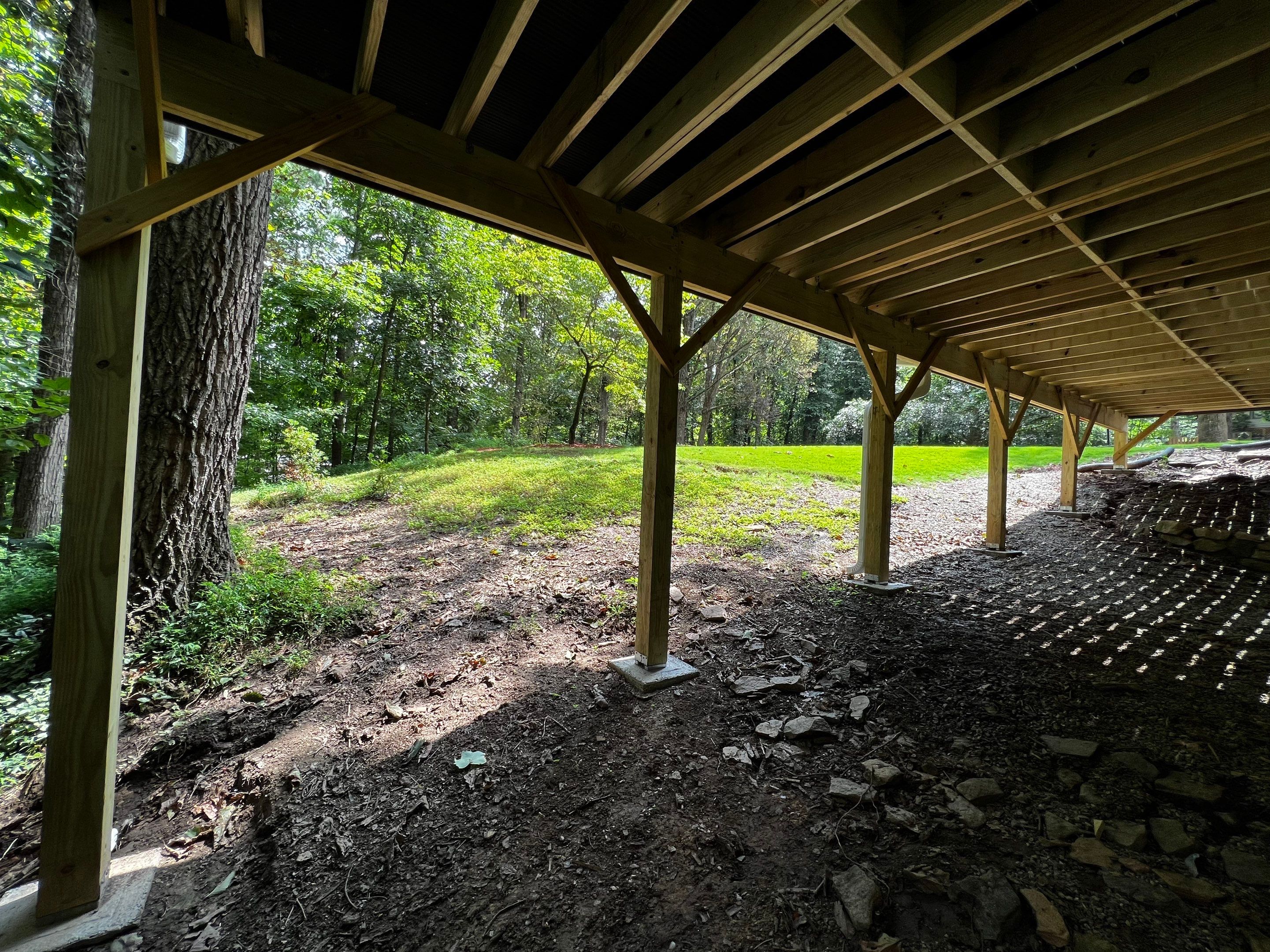 Elevated Composite Deck and Screened Porch Construction in Duluth by Swift Home Renovations 