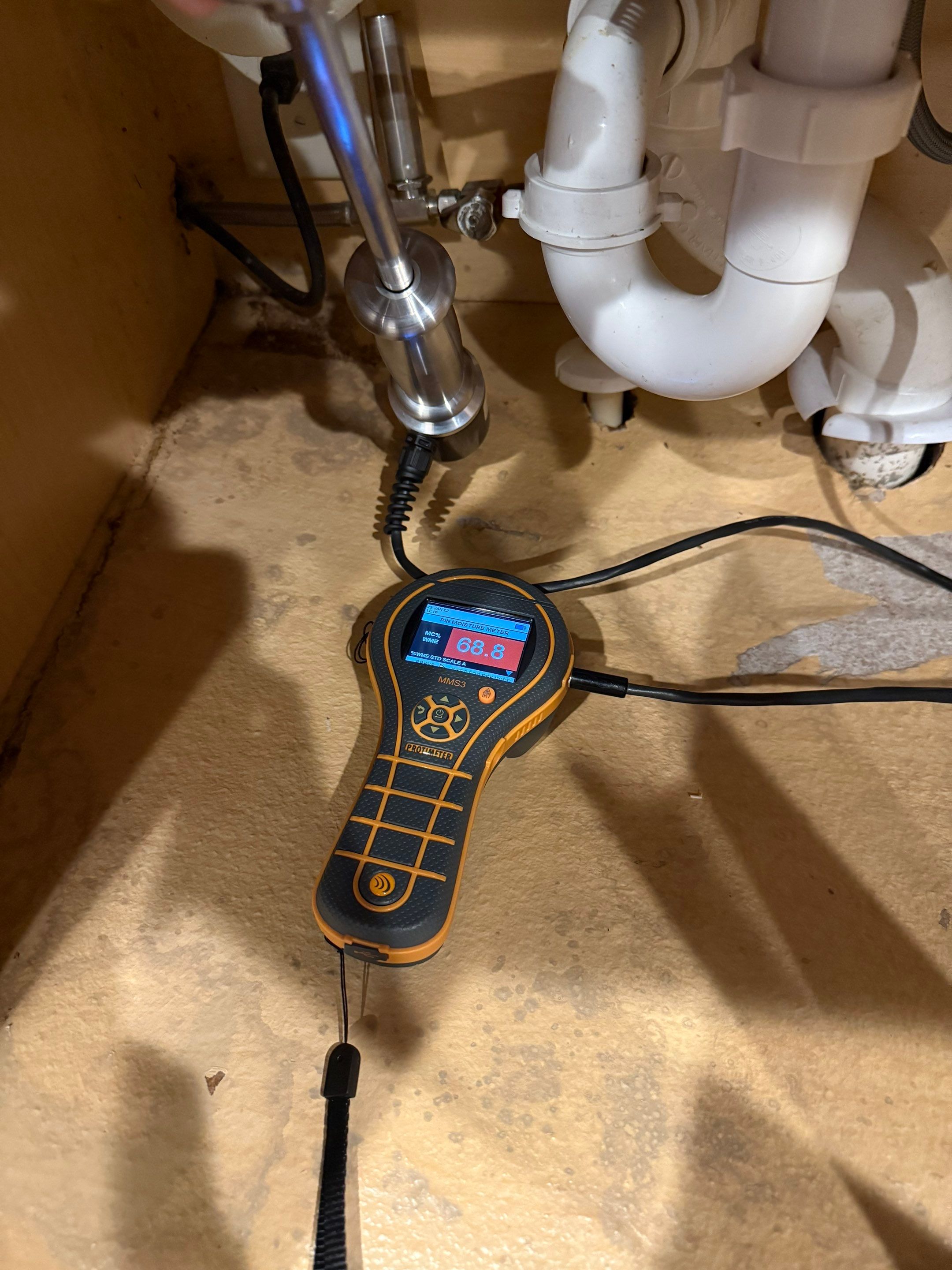 Water Damage in Kitchen area by Restoration Damage Pros of Atlanta