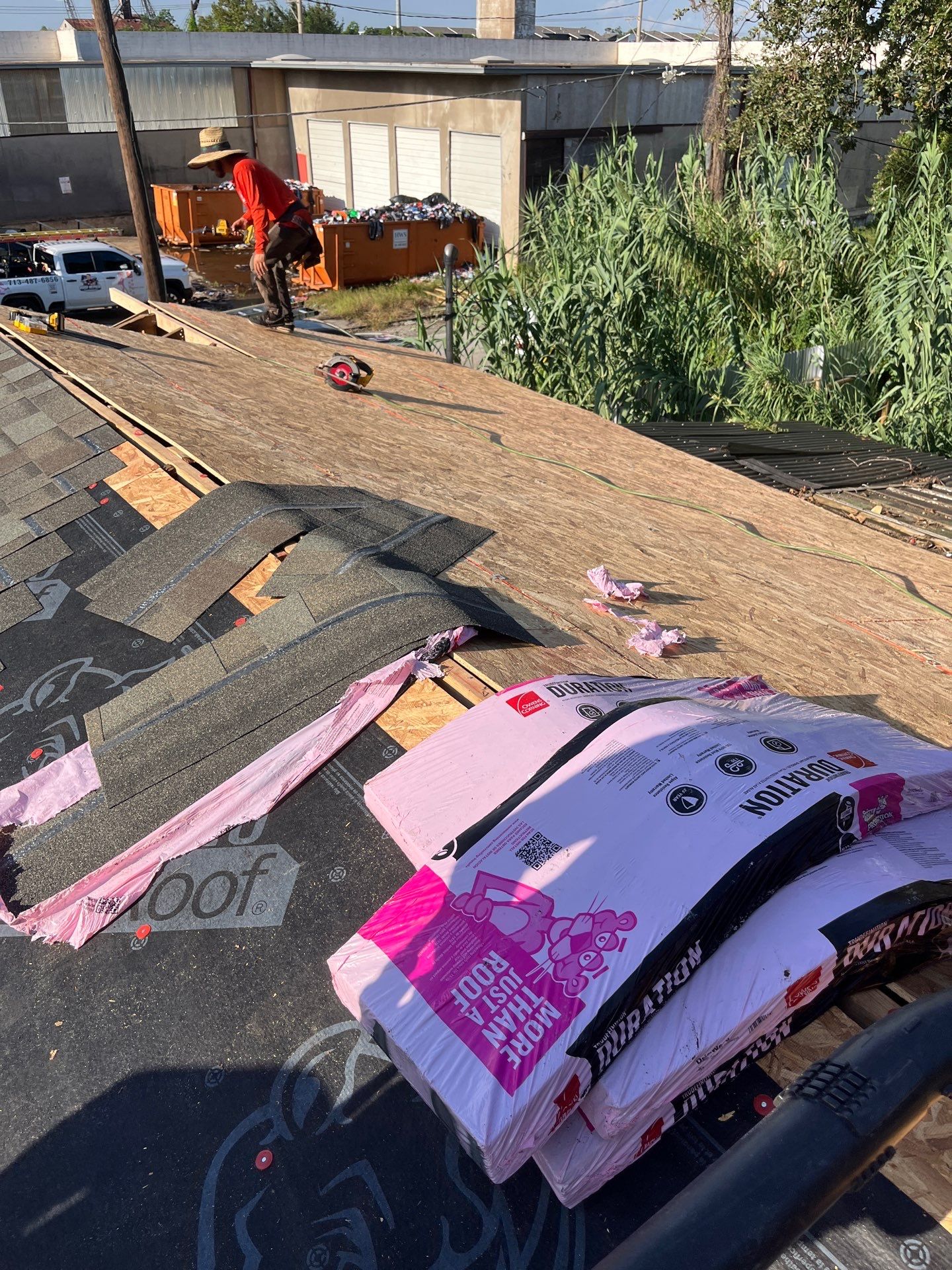 Residential Roofing Repair using Owen's Corning Duration (Lifetime) Shingles by Roof Repair Company