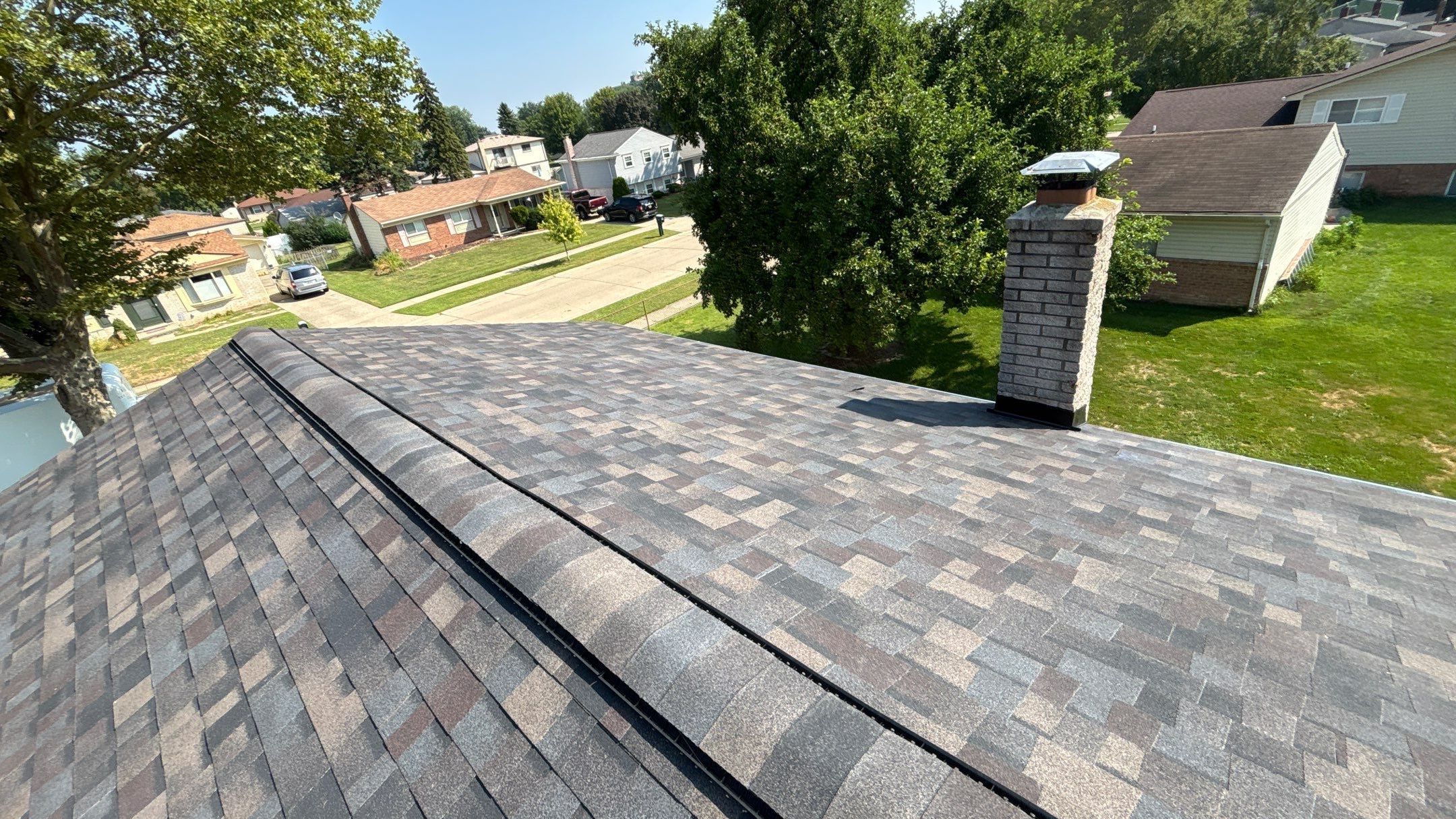 Roof Replacement using Owen Black Sable by 180 Contractors