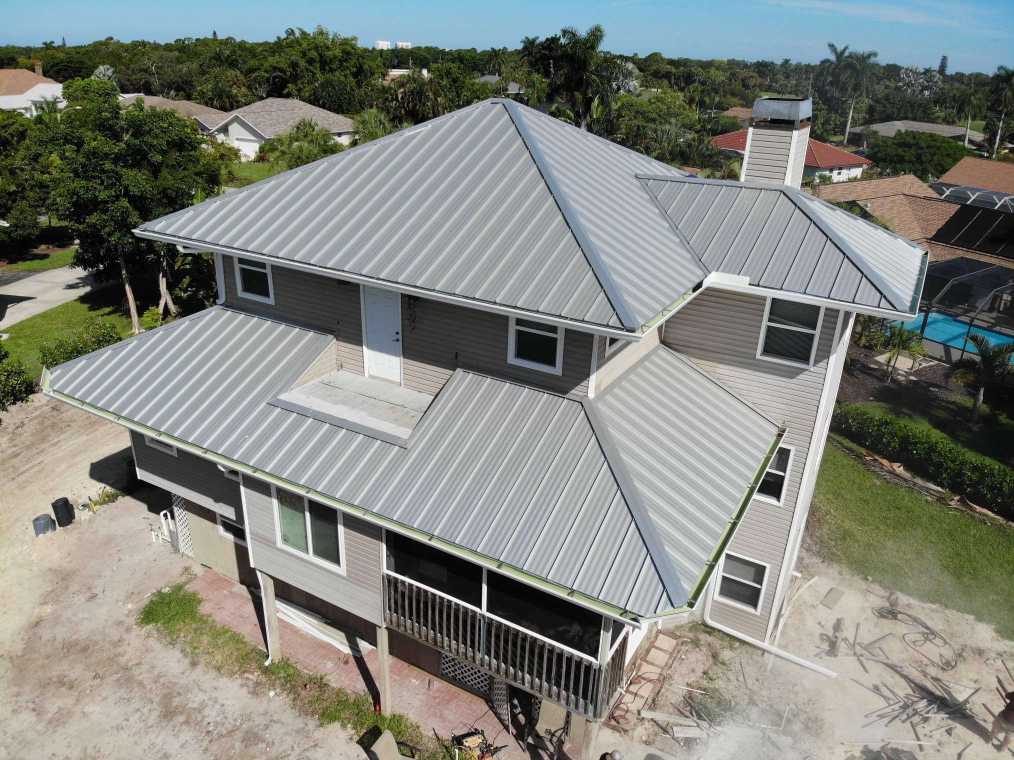 Standing Seam Metal Replacement in Naples, FL by International Roofing