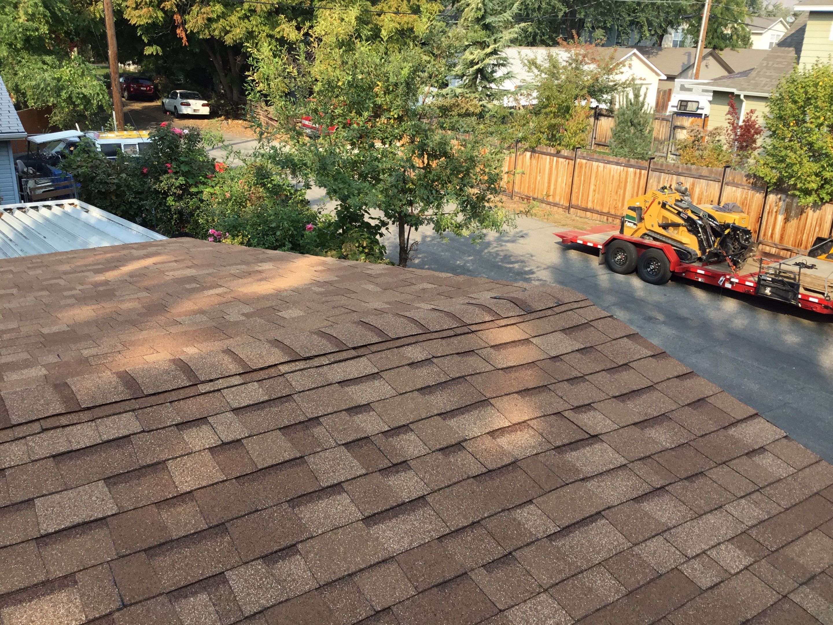 Boise Idaho Low Pitched Residential Roofing Installation using Owens Corning by ID Roofing LLC