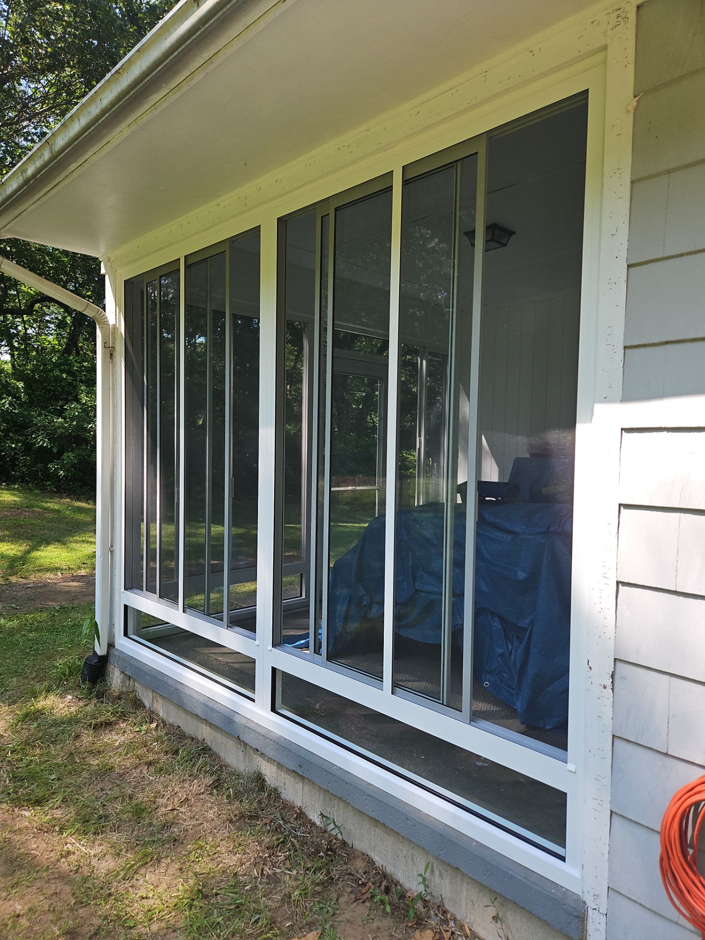 Summer Space Porch Enclosure by DiGiorgi Roofing and Siding Inc