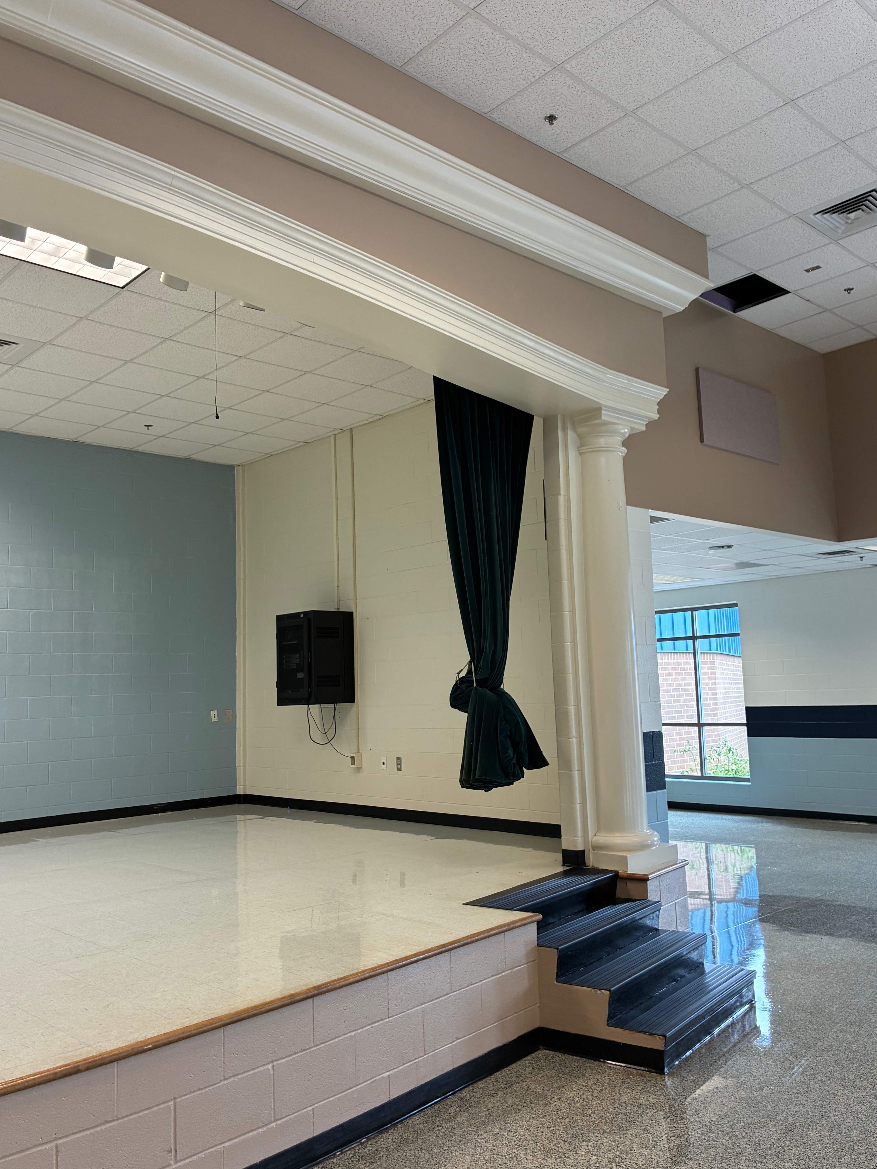 Chestatee Elementary School Cafeteria Painting by Five Star Painting