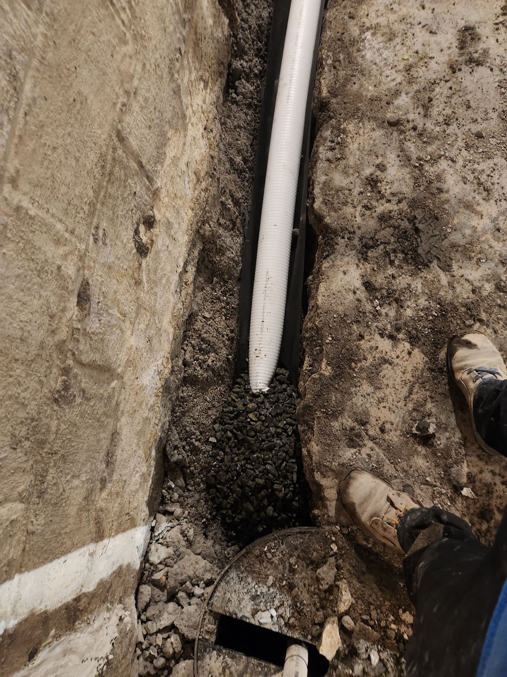 Interior French Drain & Mold Remediation Little Falls NJ by Pure Service Pro, LLC 