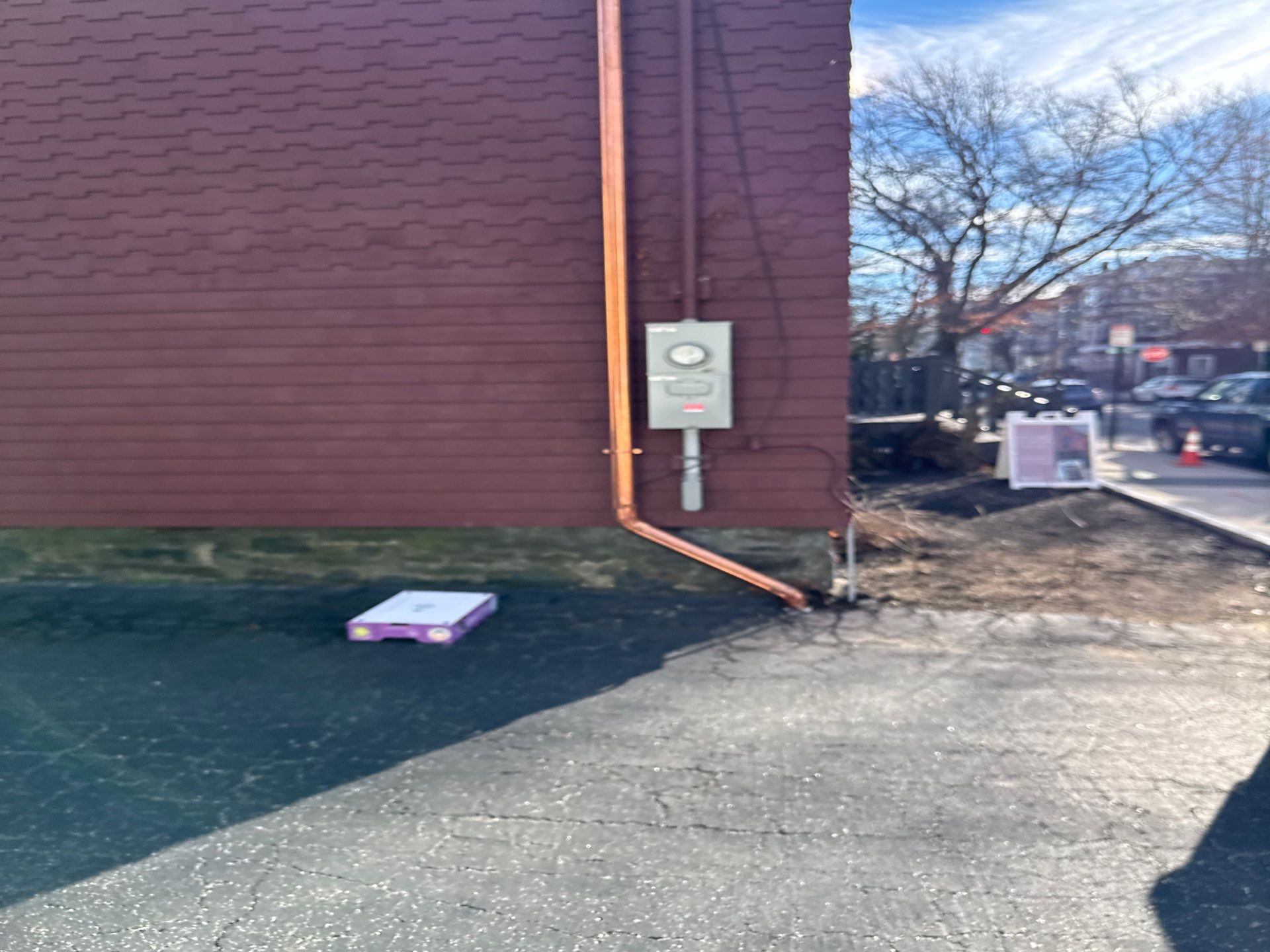 Gutter Installation using 6" Half Round Copper Gutter in Cambridge by Gutter Pro Enterprises