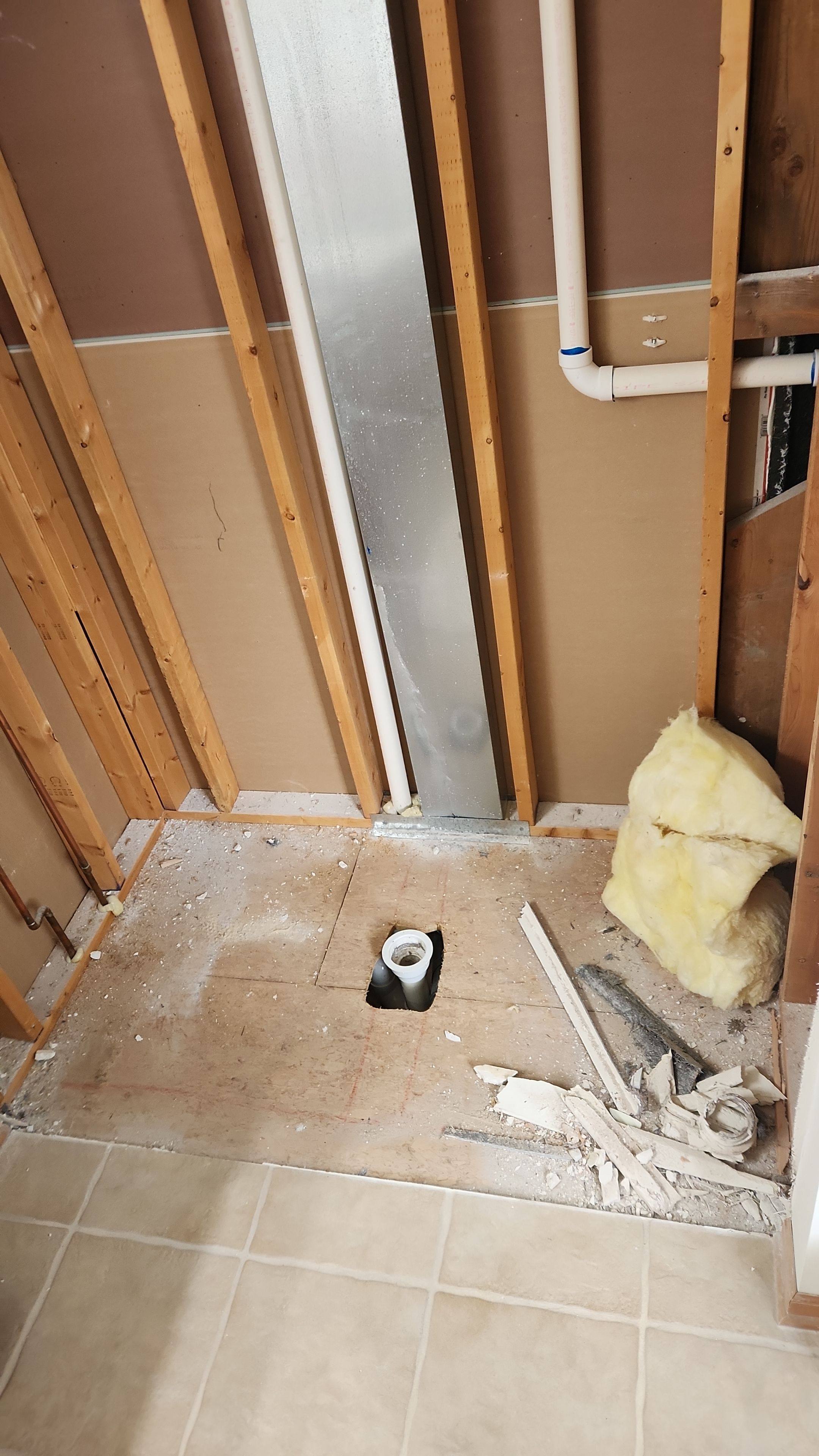 Customer did the demo, we put it back together! by The Shower Company