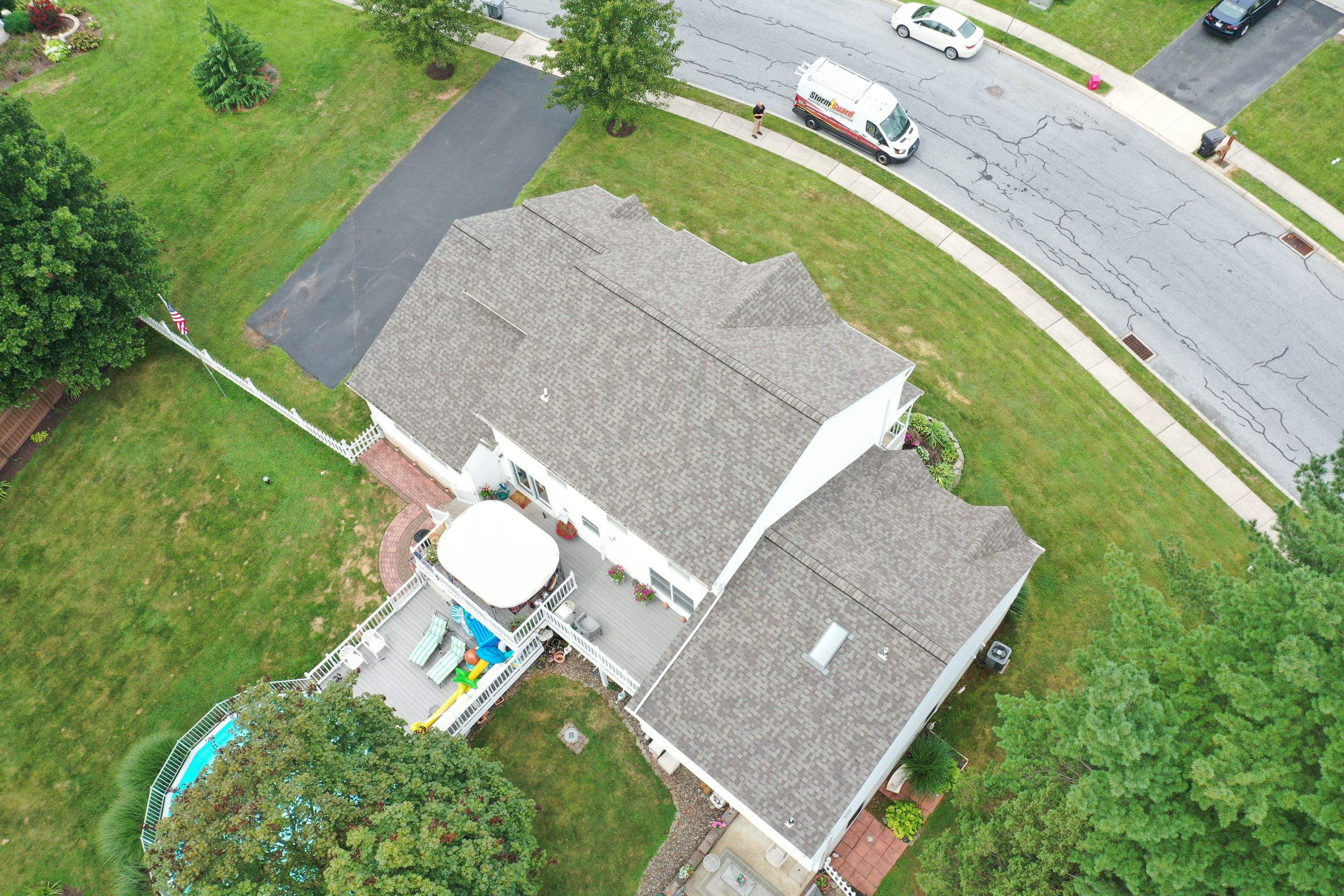 Roofing Installation using CertainTeed Landmark - Weathered Wood by Storm Guard of Ches-Mont PA