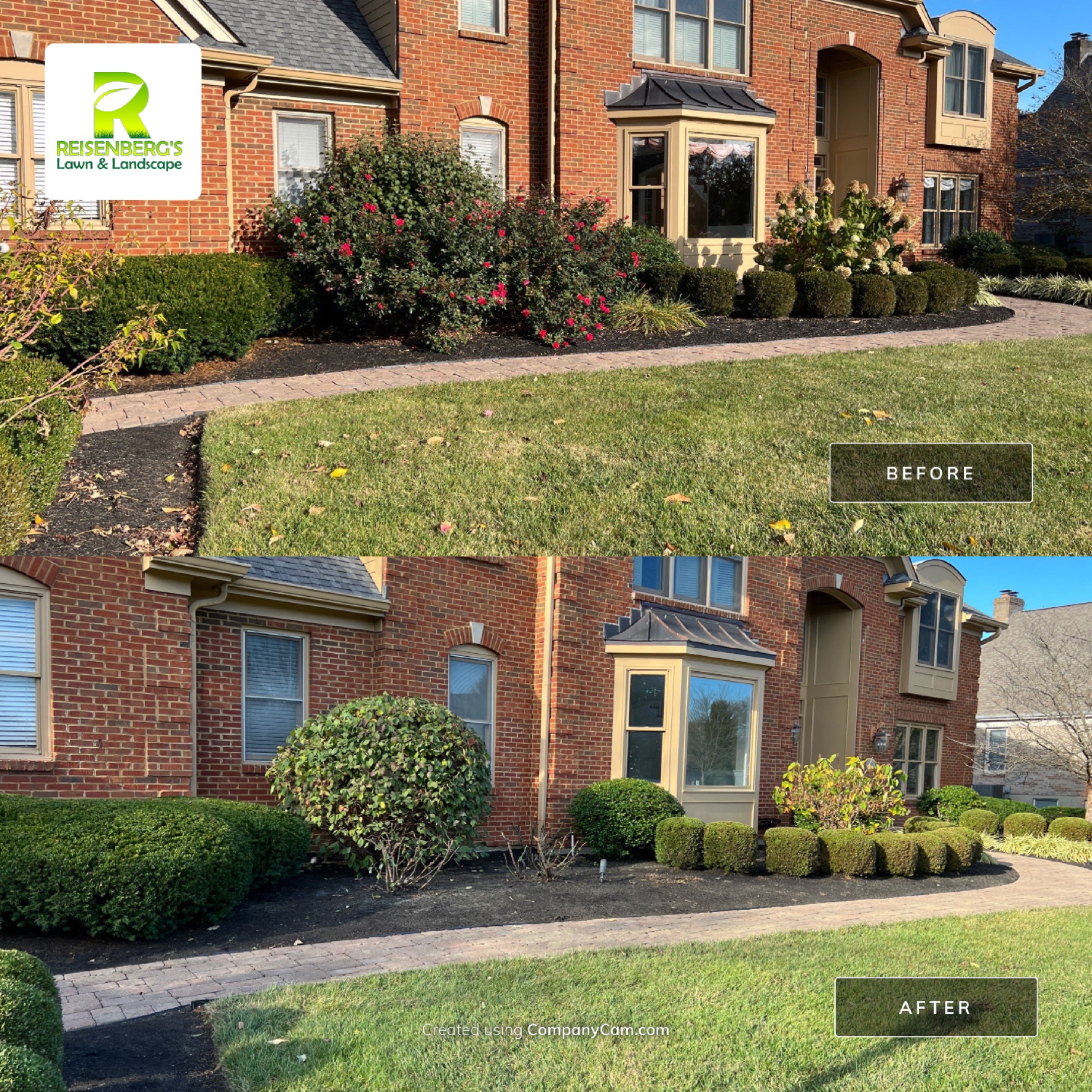 Fall Clean Up & Prune by Reisenberg’s Lawn & Landscape, LLC