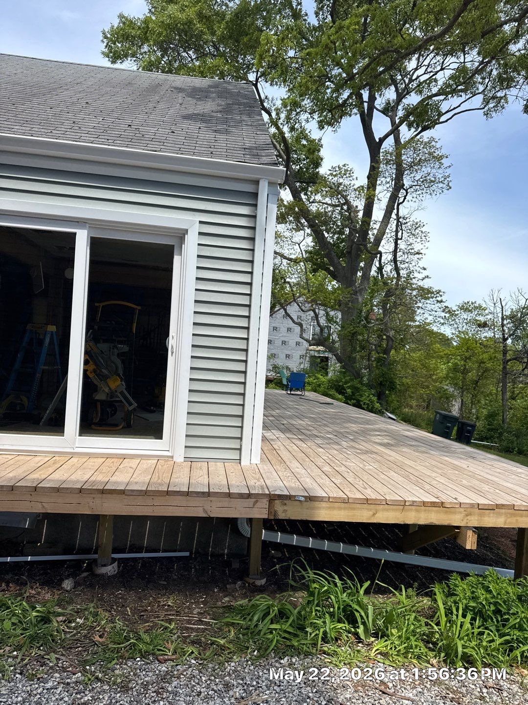 Milford Exterior Renovation Featuring Custom Siding and Wood Deck Installation by A Plus Exterior