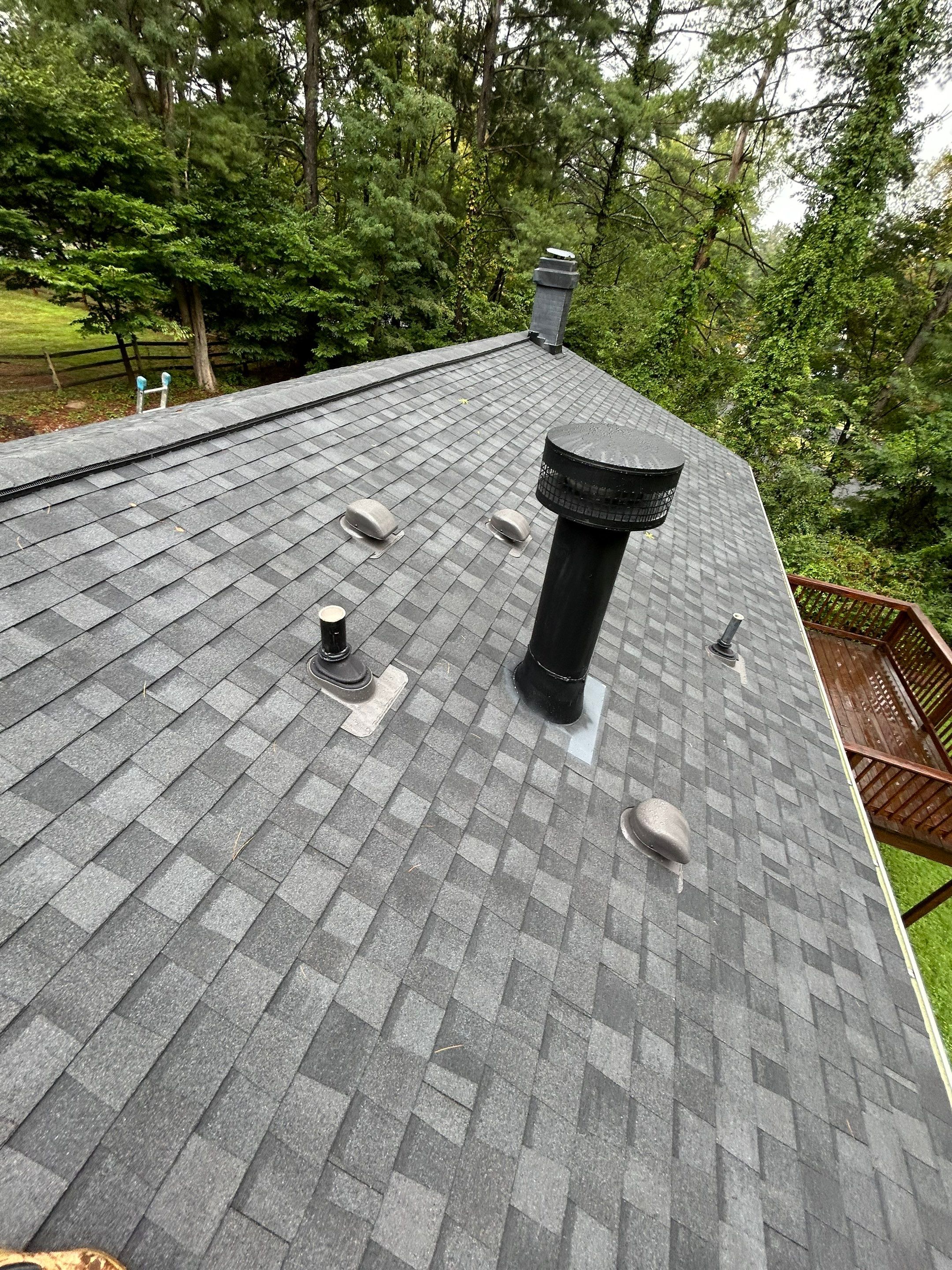 Reston: Roof Replacement with CertainTeed Landmark Pro Designer Shingles in Max Def Moire Black by RM Banning, Inc.