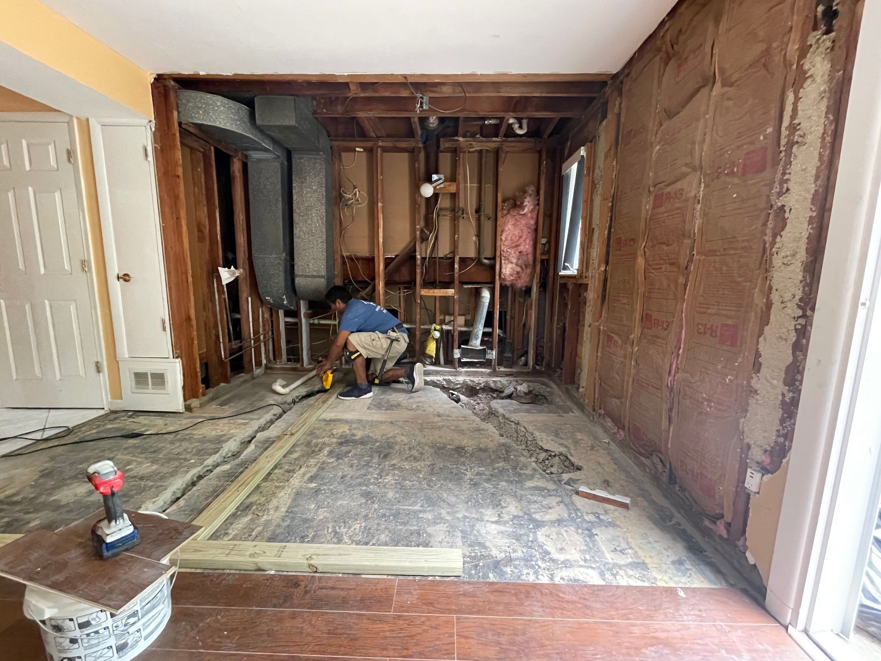 Bathroom Remodel using Tile by Home Concepts Construction