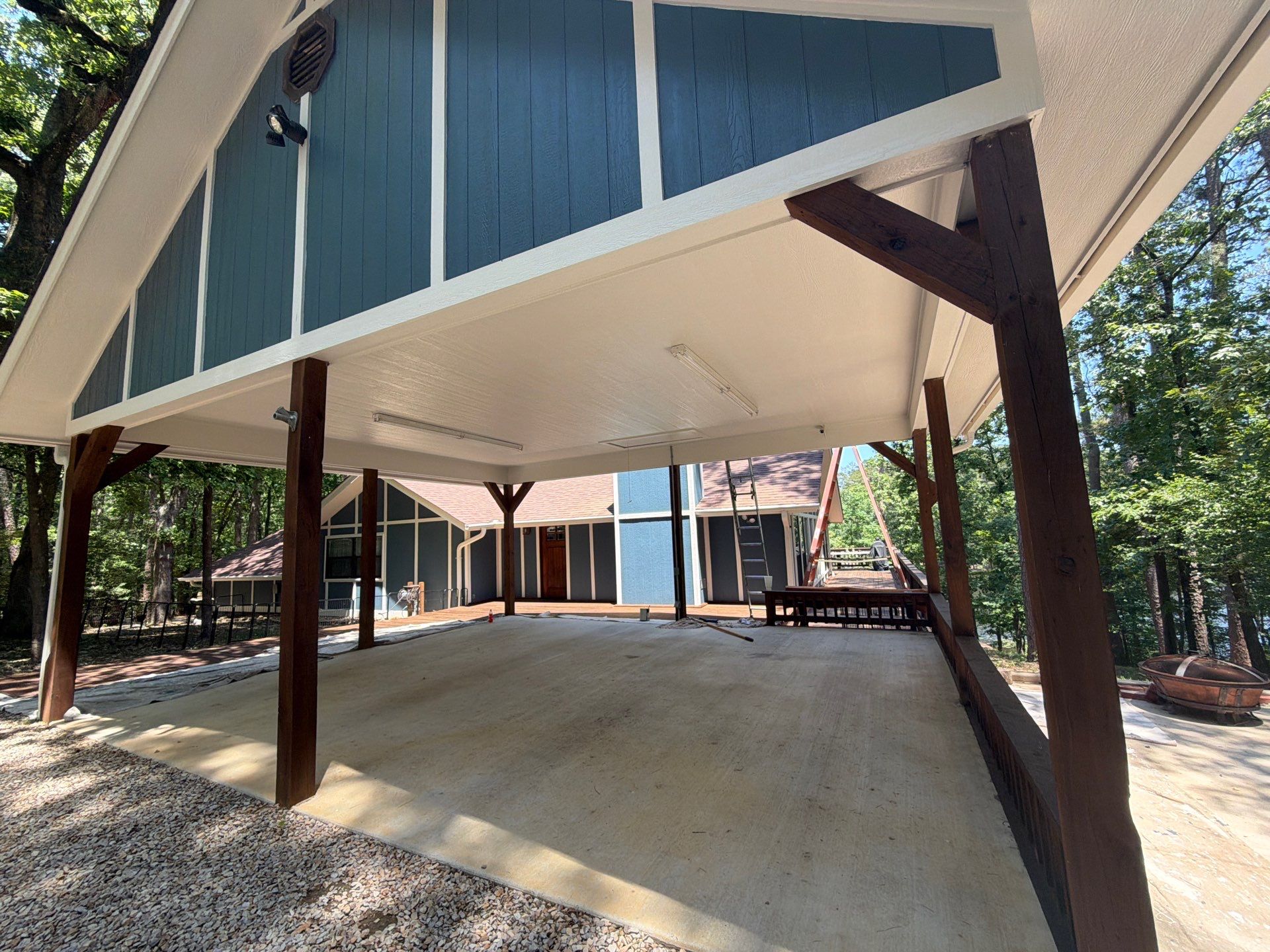 Complete Exterior Color Transformation in Holly Lake Ranch, Texas by Quality Coats Painting
