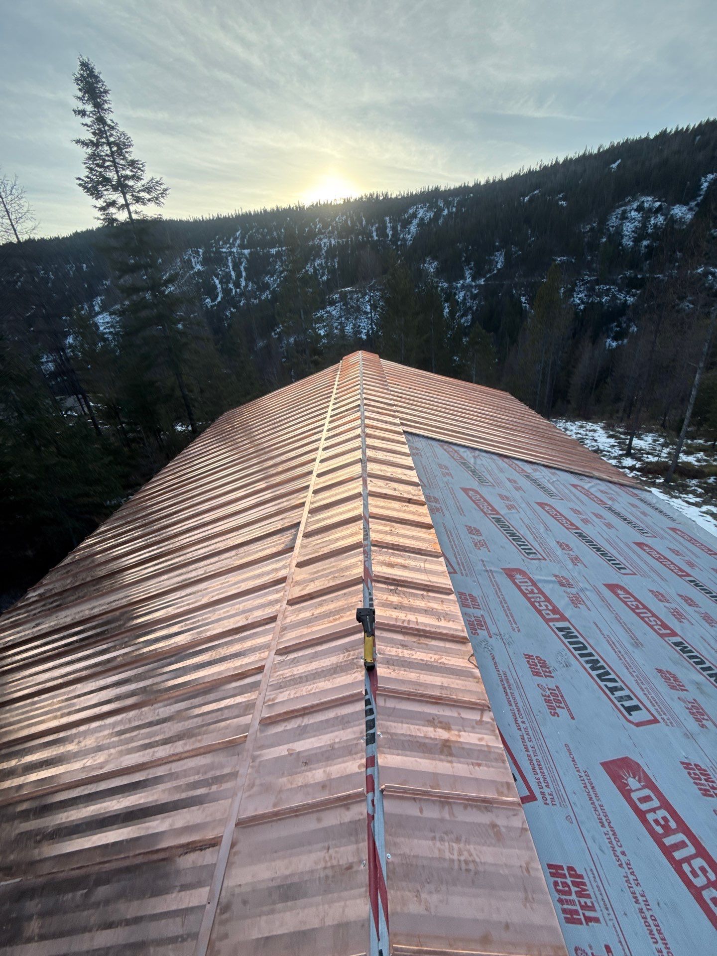 Zip Line Standing Seam  by Montana Roofing Solutions
