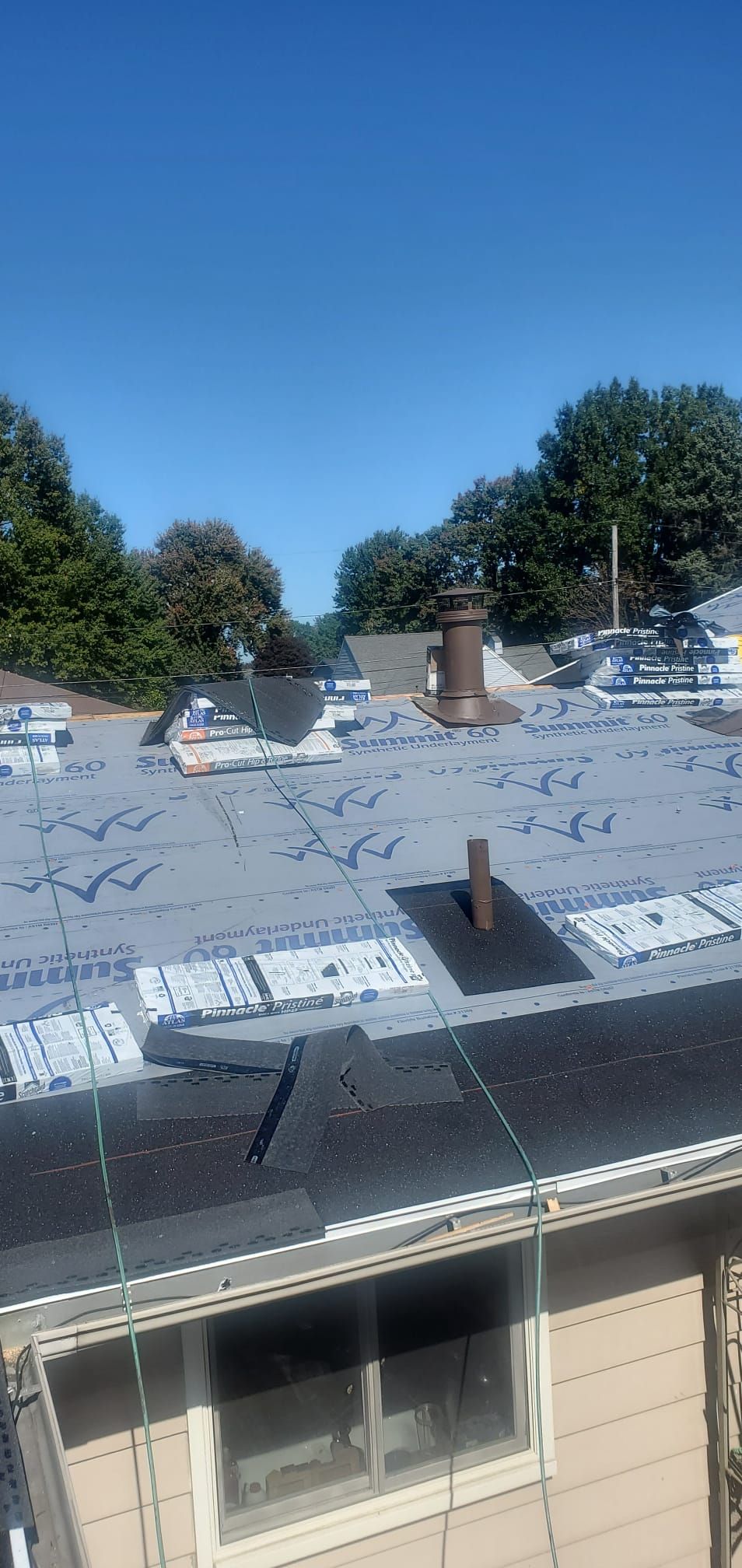 ATLAS PINNACLE COLOR: PRISTINE HEATHER DRIP EDGE: MUSKET BROWN by Eagle Eye Roofing