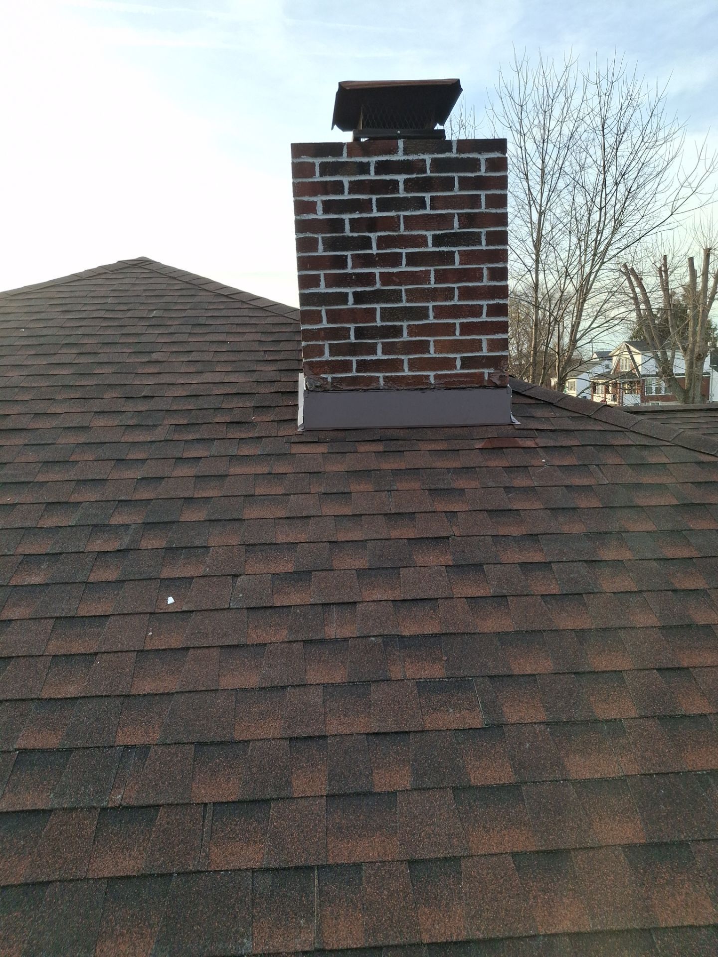 Residential Roofing Installation using GAF TImberline HDZ Hickory by Rainstoppers Roofing