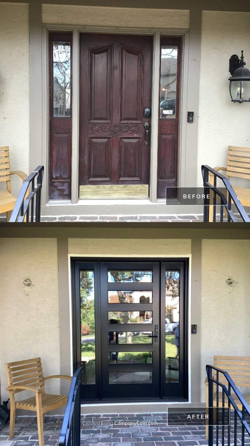 Contemporary Marvin Front Door by WINDURA
