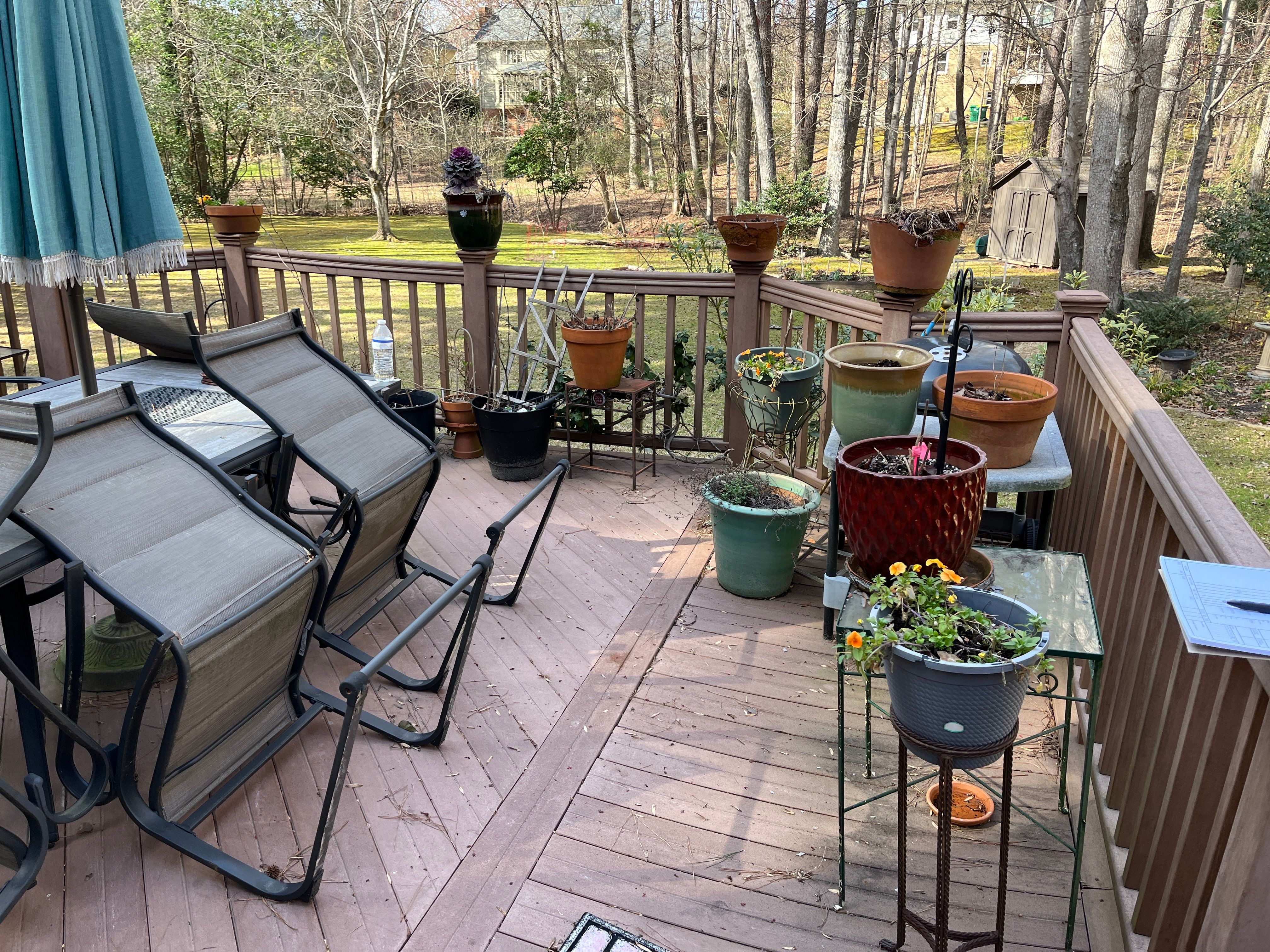 Deck Installation using Pressure Treated Pine in Peachtree Corners, GA by Nelson Exteriors 