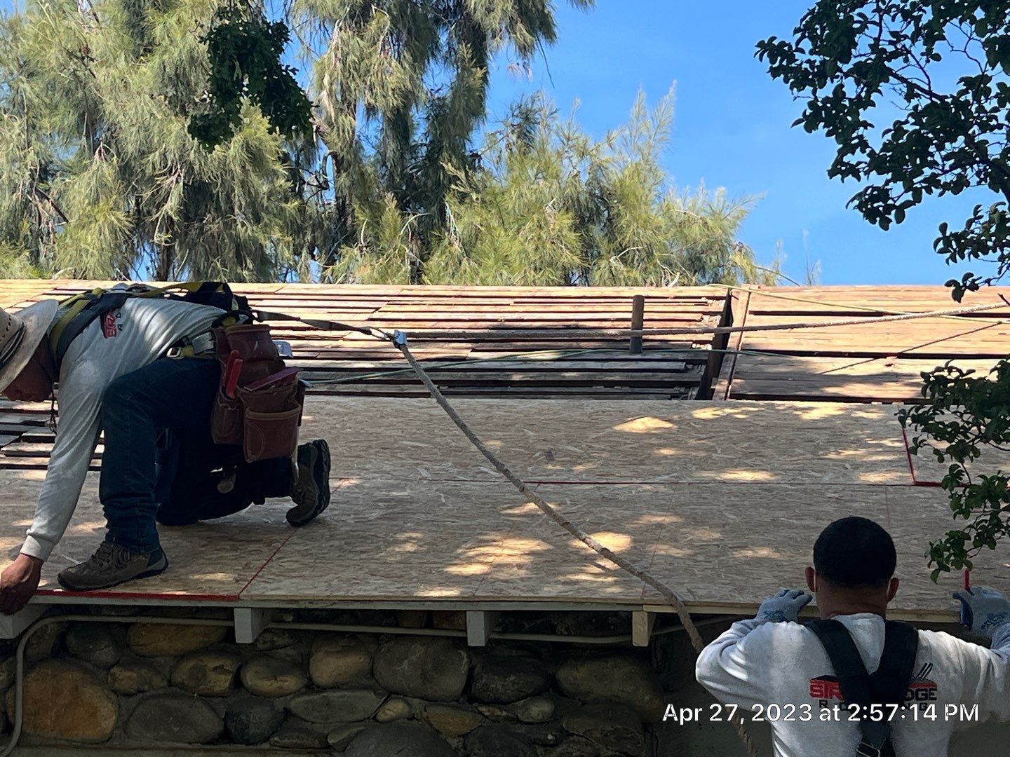 Certainteed Landmark Solaris shingle job at Merced Fairgrounds by Straight Edge Roofing Inc