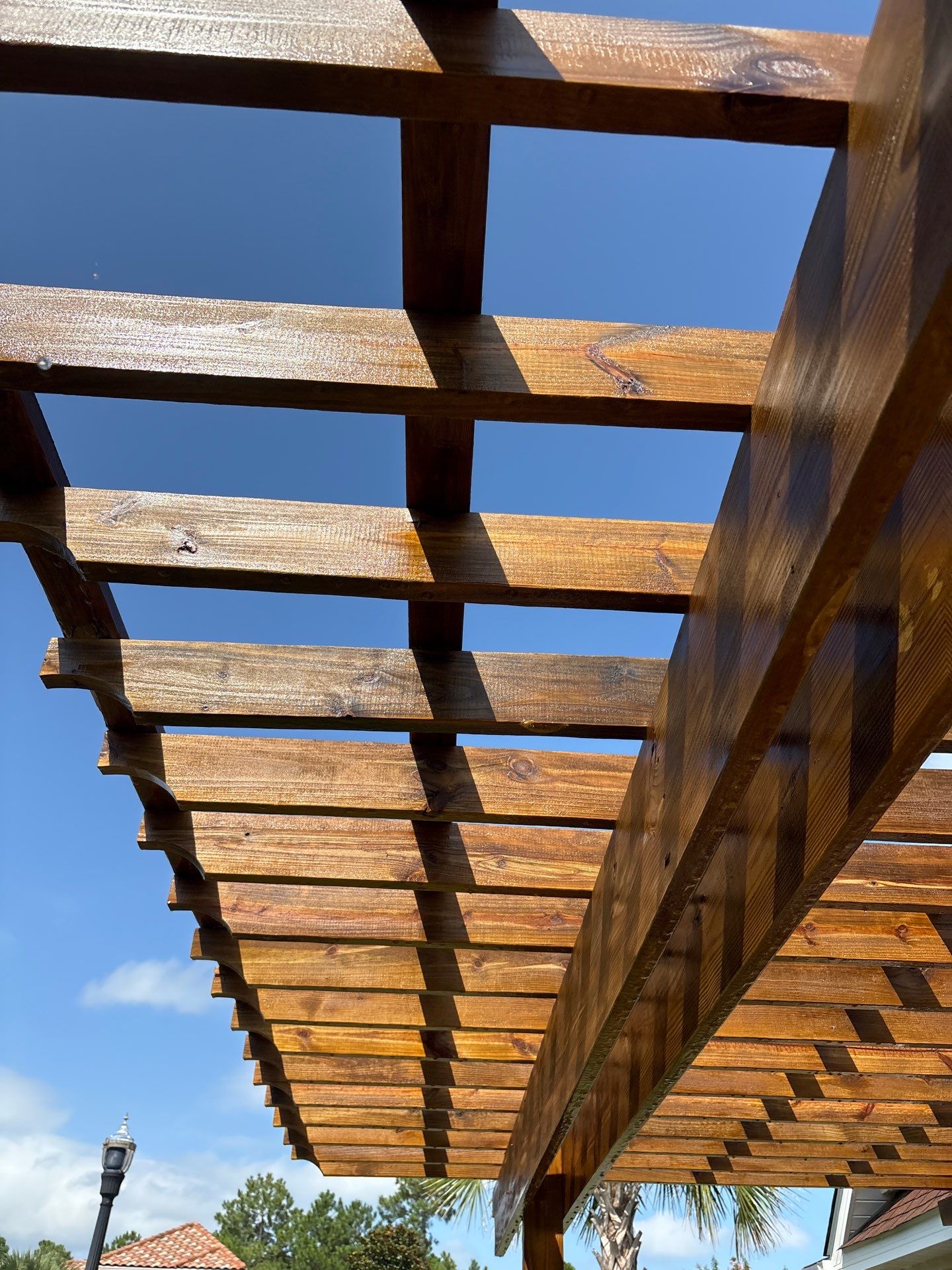 Wood Pergola using Wood Sealant by DuraSeal
