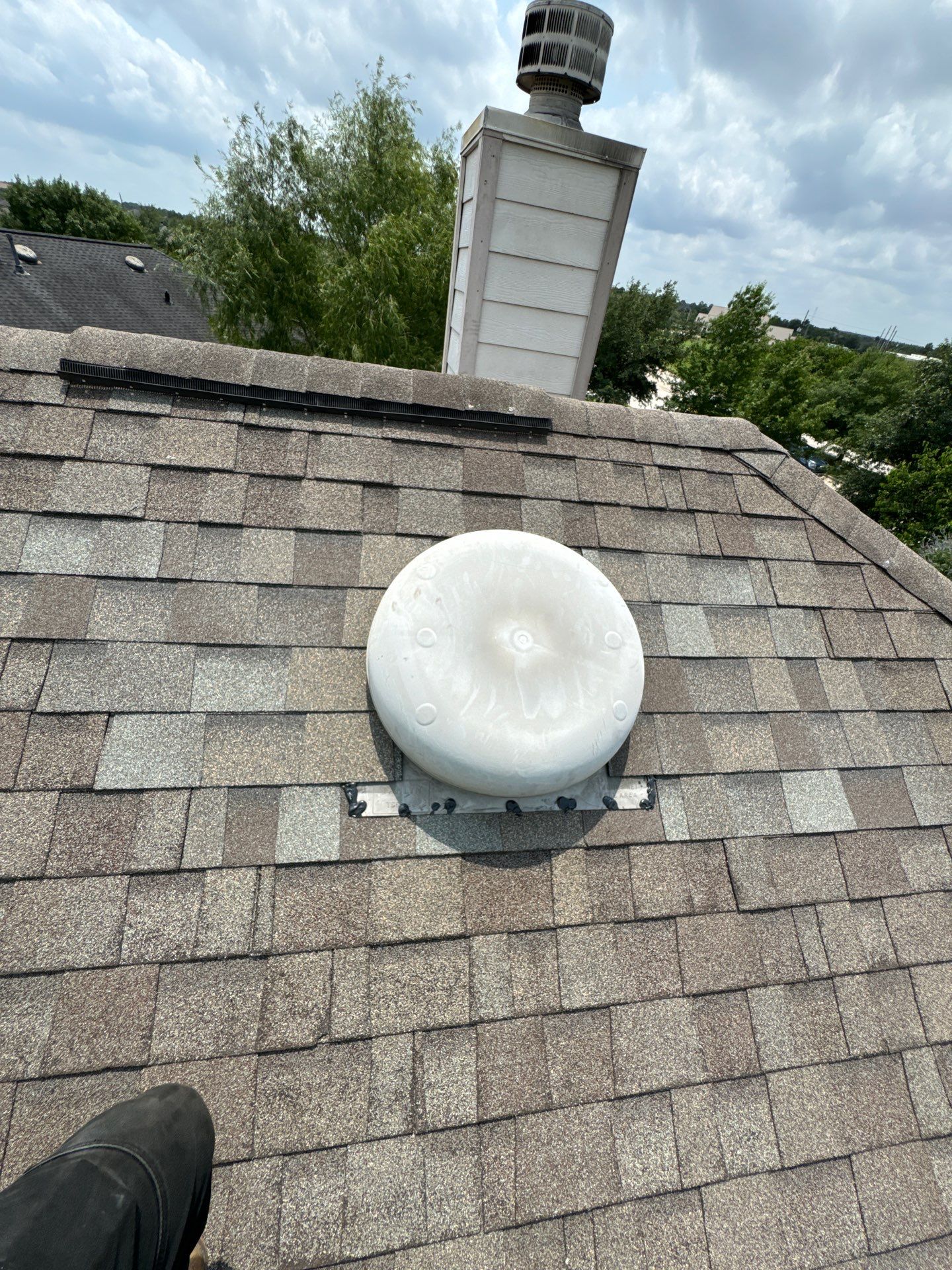 Hail Damage using Owen's Corning Duration (Lifetime) Shingles by Roof Repair Company