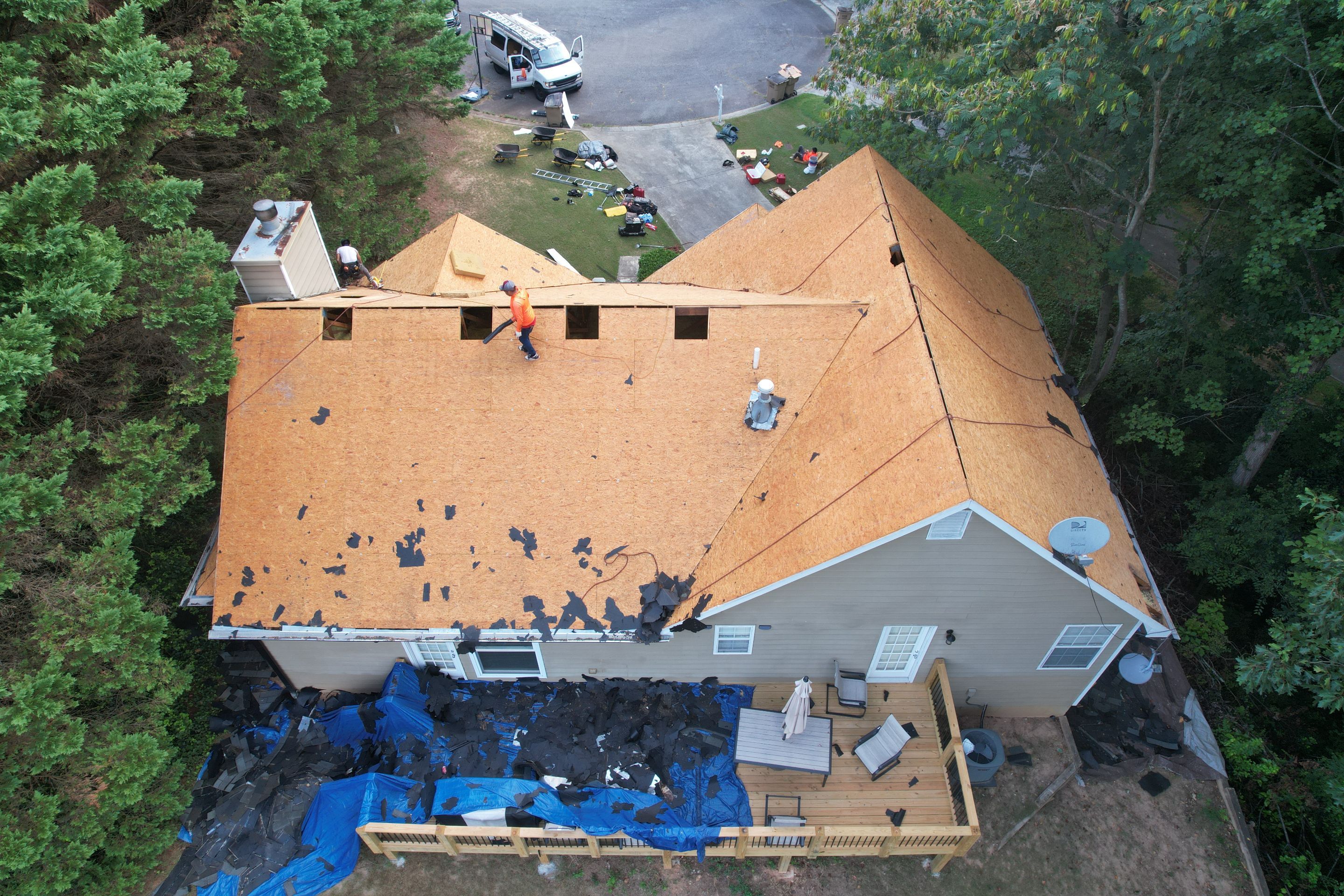 Residential Roof Replacement using Owens Corning Onyx Black by Inspector Roofing and Restoration