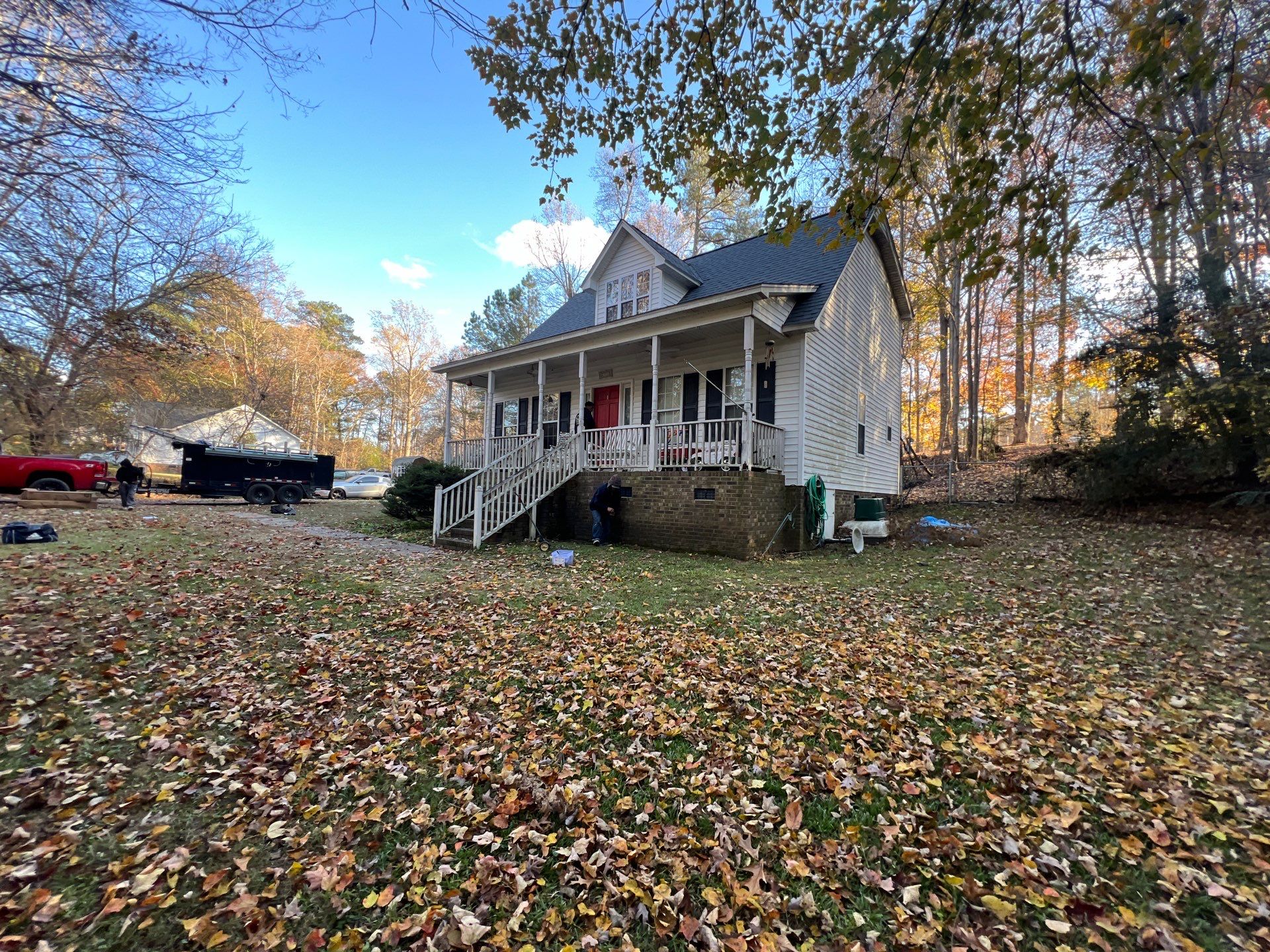 Asphalt Shingle Roof Replacement for Gabled Home in Garner by The Remodeling Company