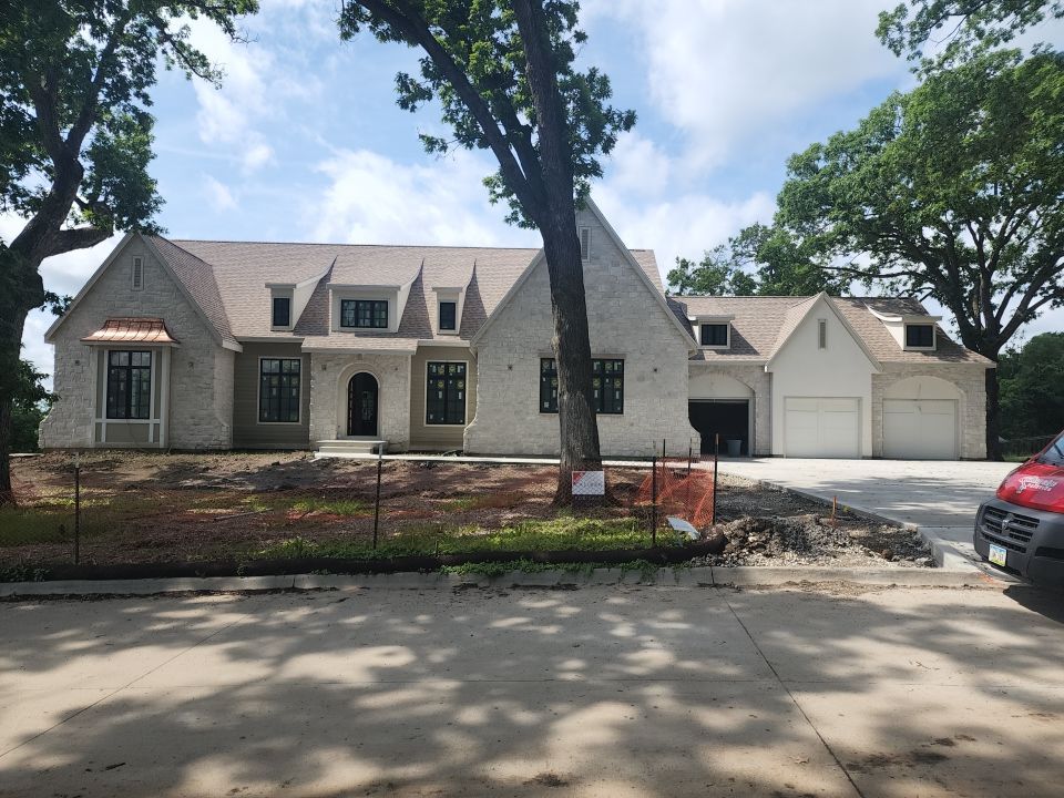 New home construction paint job by Cutting edge painting 