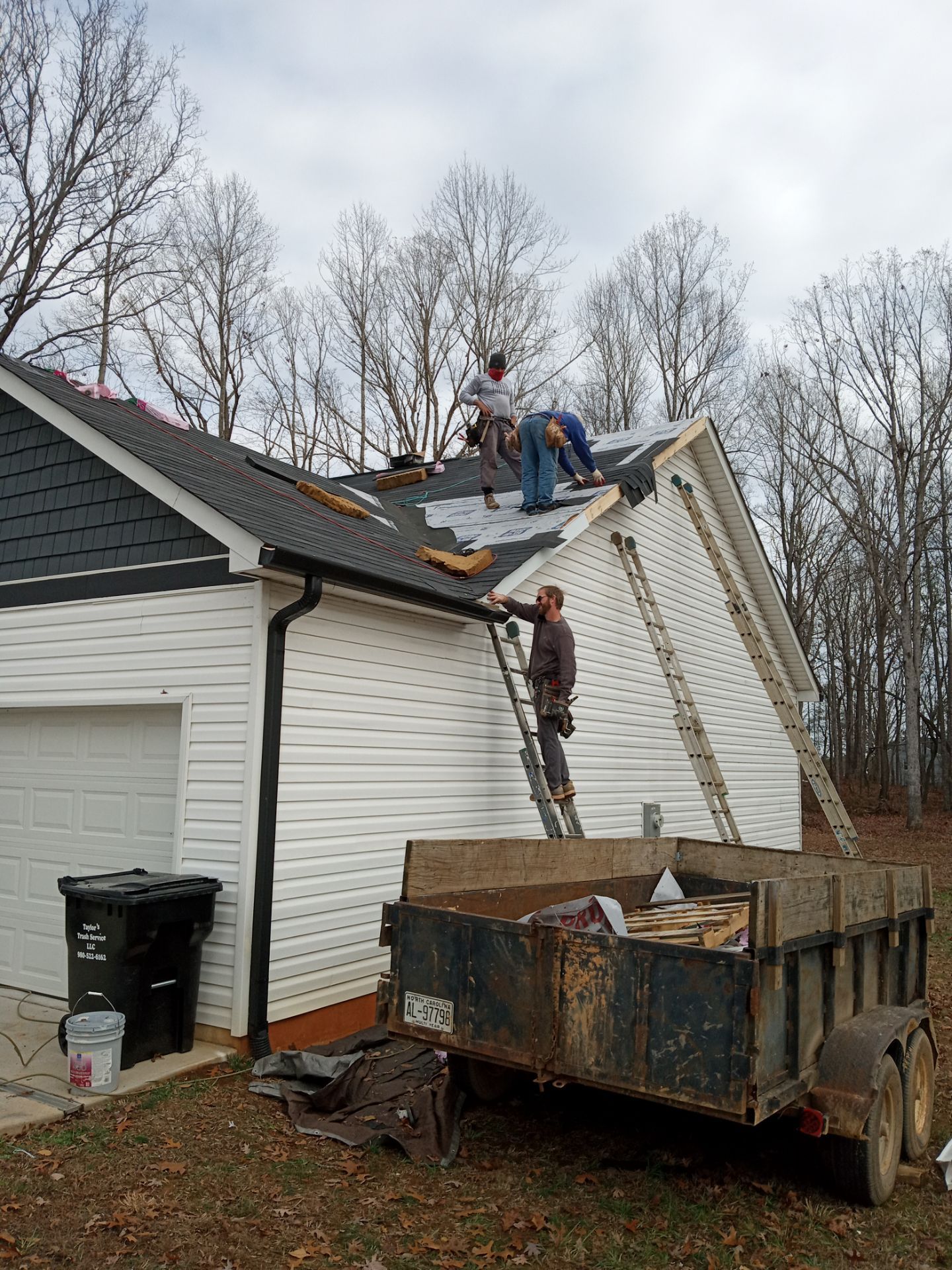 Residential Roofing Repair using Architectural shingles by BROCK BUILDERS 