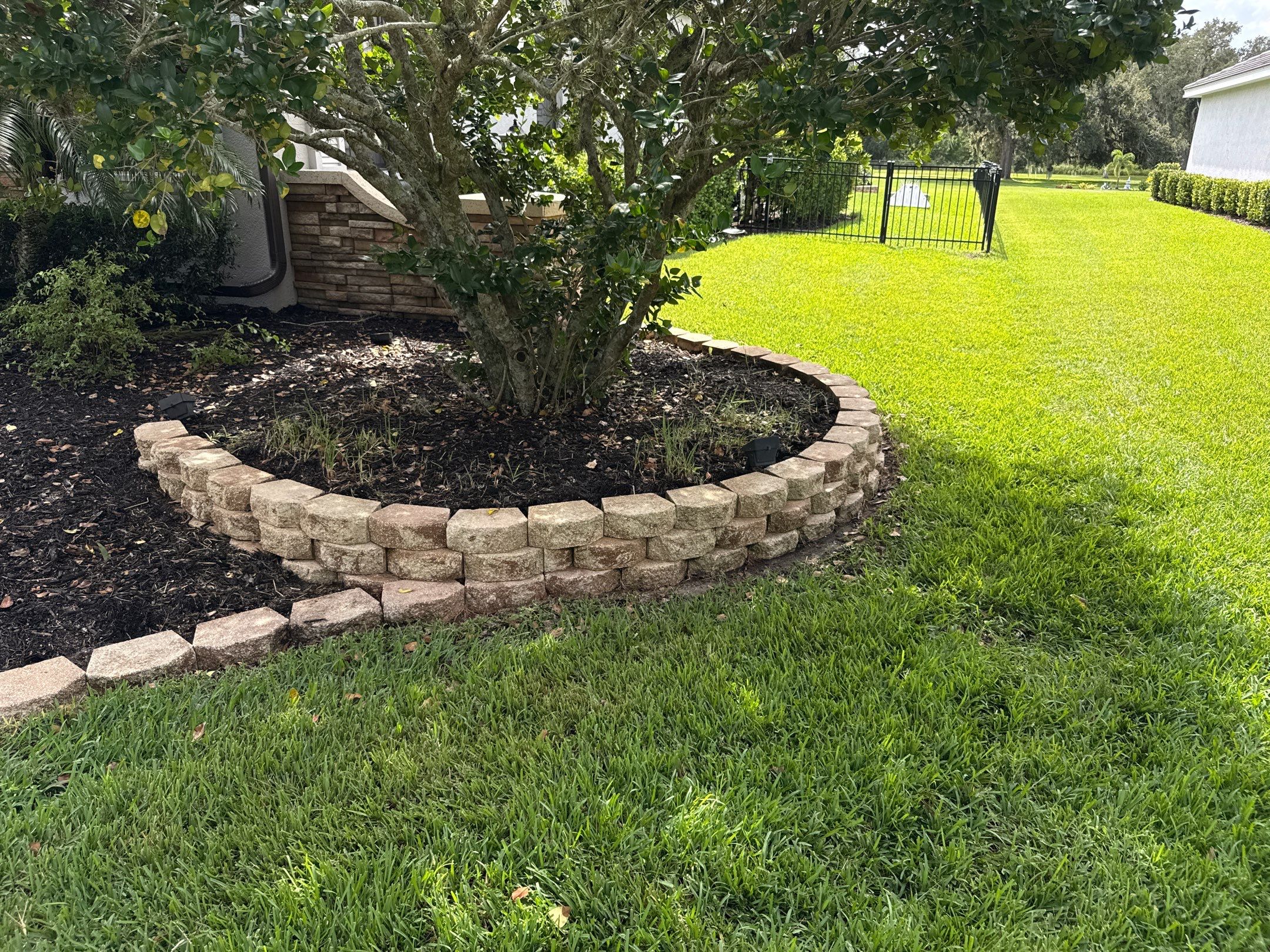 Tile Roof, Paver Pool Deck & Flowerbed Curbing Cleaning | Winding River Bradenton, FL Transformation by Sunshine AquaWash