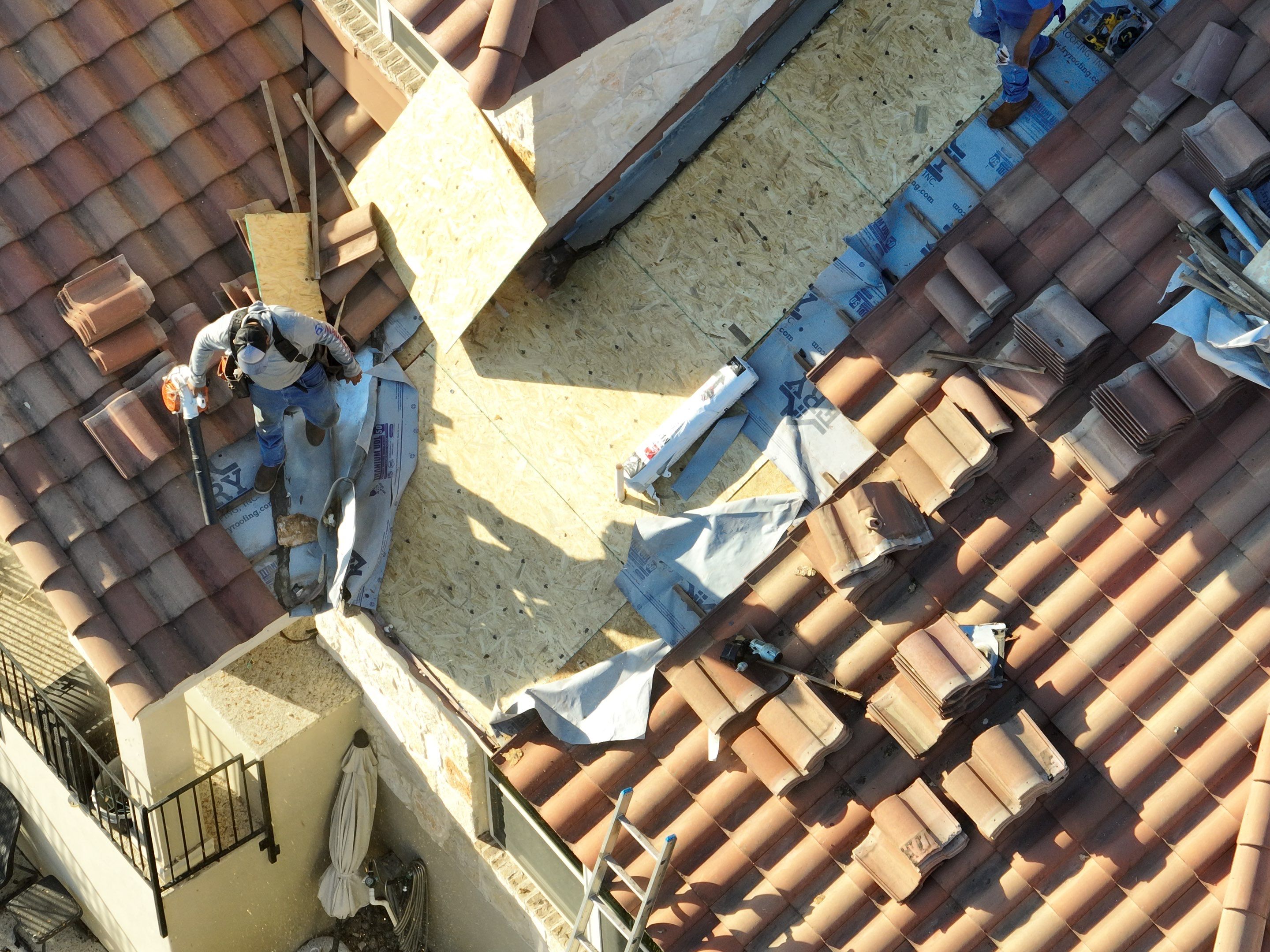 Tile Roof Repair  using Concrete S Tile by Premier Roofing and Contracting
