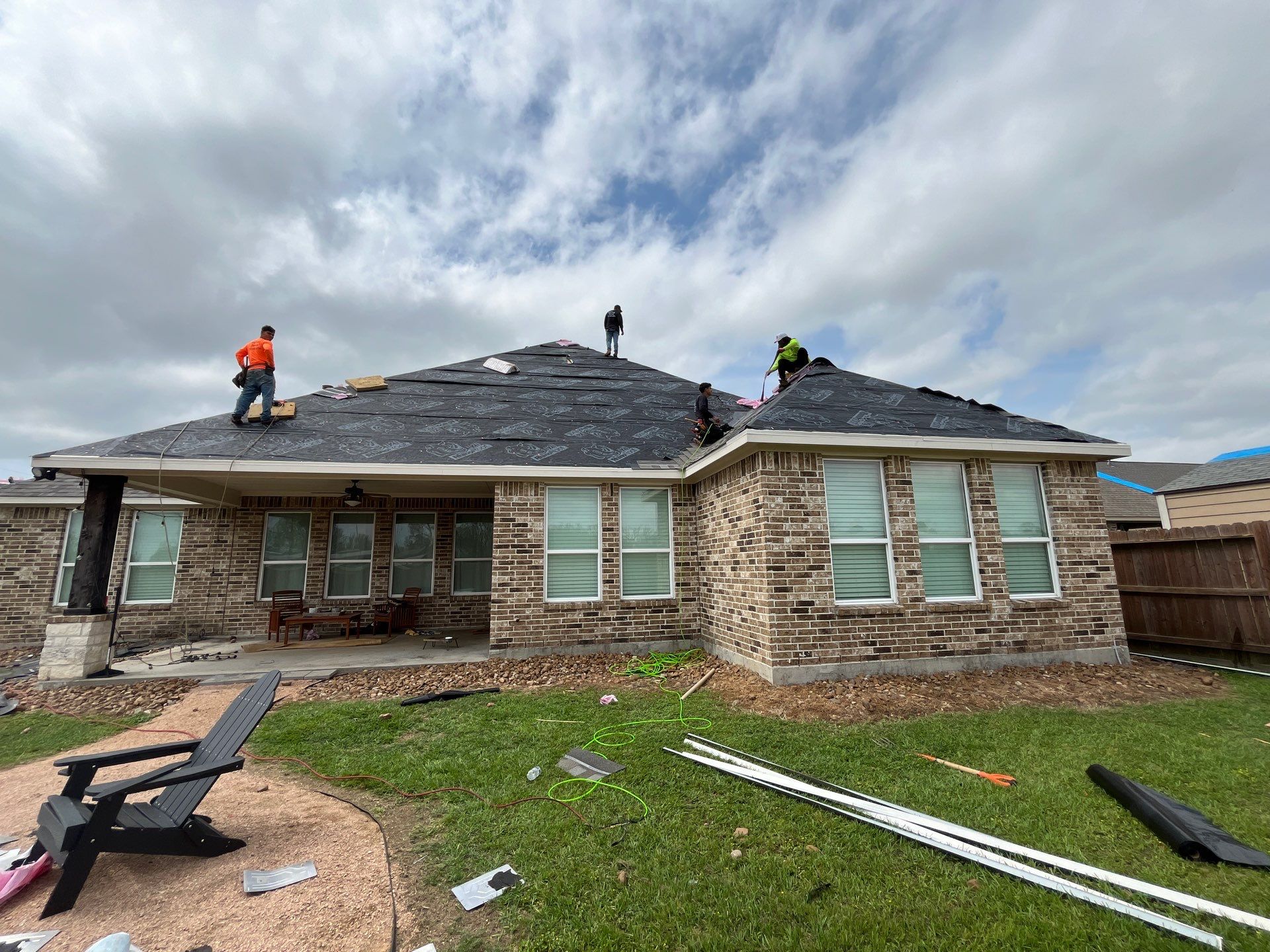 Hail Damage using Owen's Corning Duration (Lifetime) Shingles by Roof Repair Services LLC