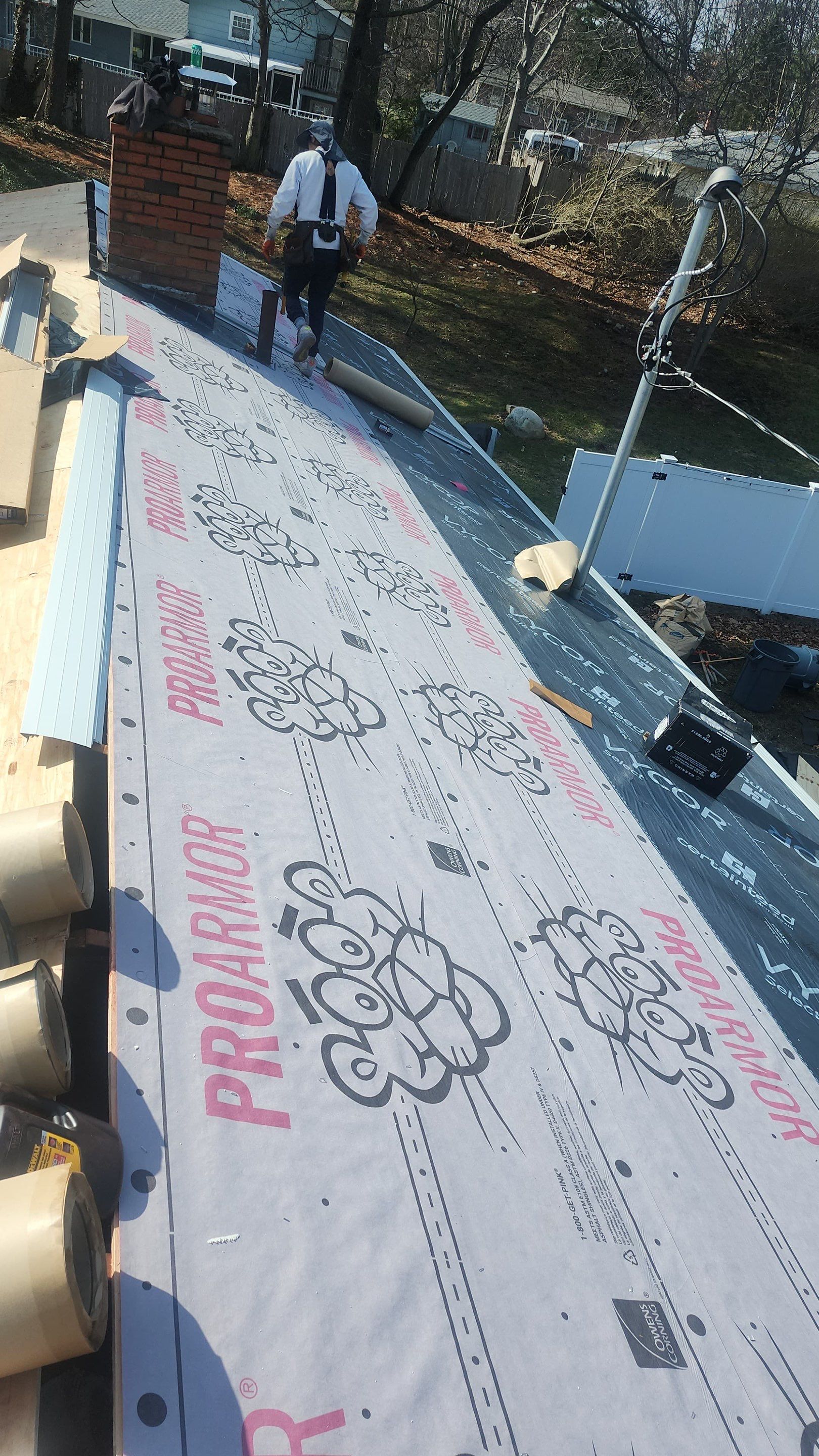.Full Roof Replacement, Plywood Decking & EPDM System in Peabody by Mighty Dog Roofing of Greater Middlesex County