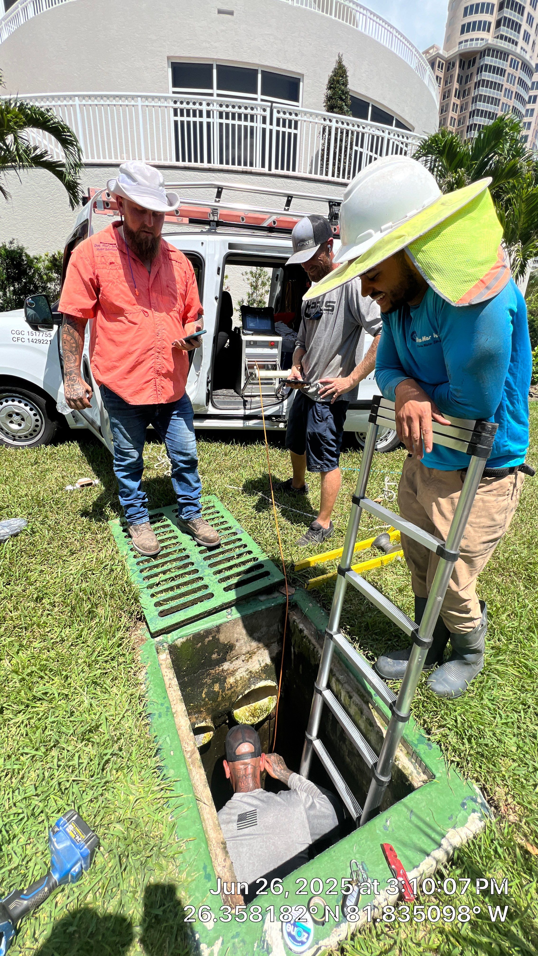 Bonita Bay Condo Stormwater Maintenance with PRS by Don Mar, Inc. Storm Water Solutions