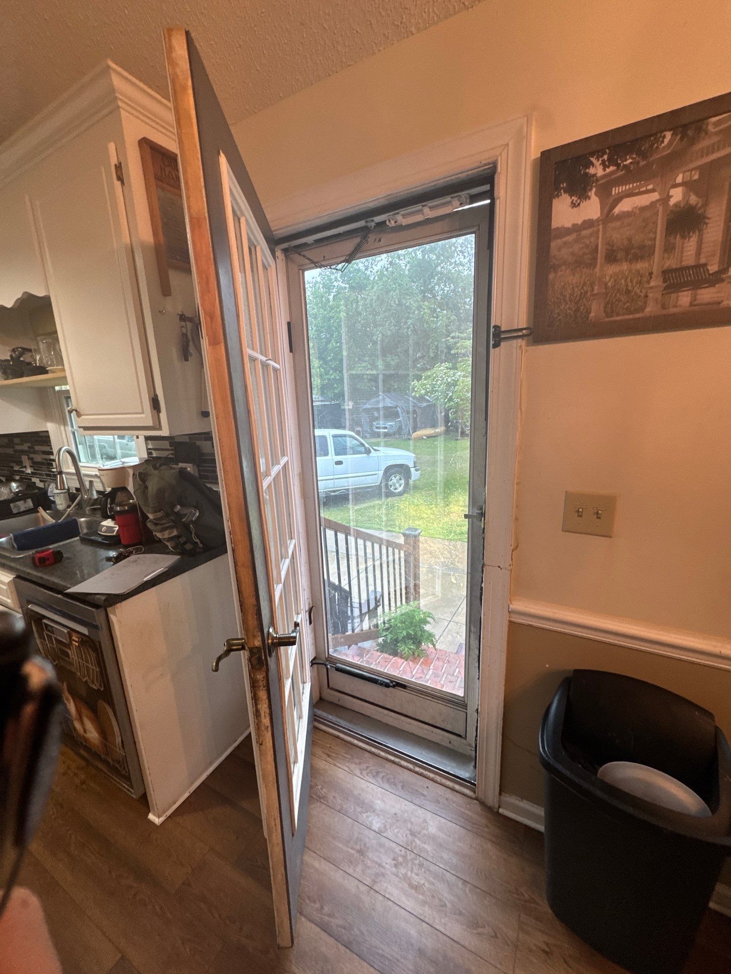 Custom Entry Door and Storm Door Installation in Nashville, NC by The Remodeling Company